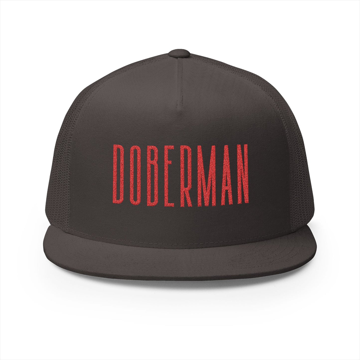 Doberman 3 Panel Trucker Cap