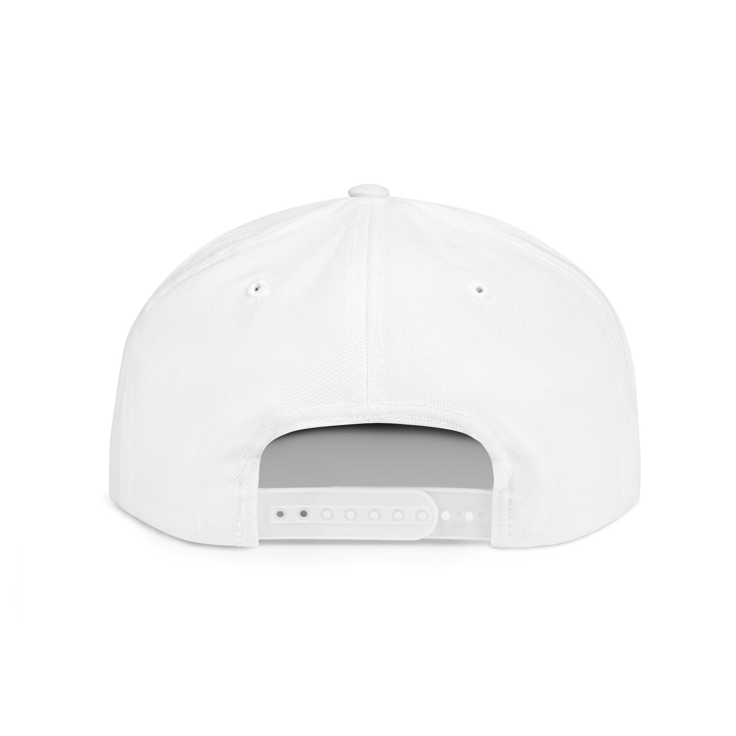 Custom Dog Silhouette Flat Bill Snapback Cap - Stylish Pet Lover Hat