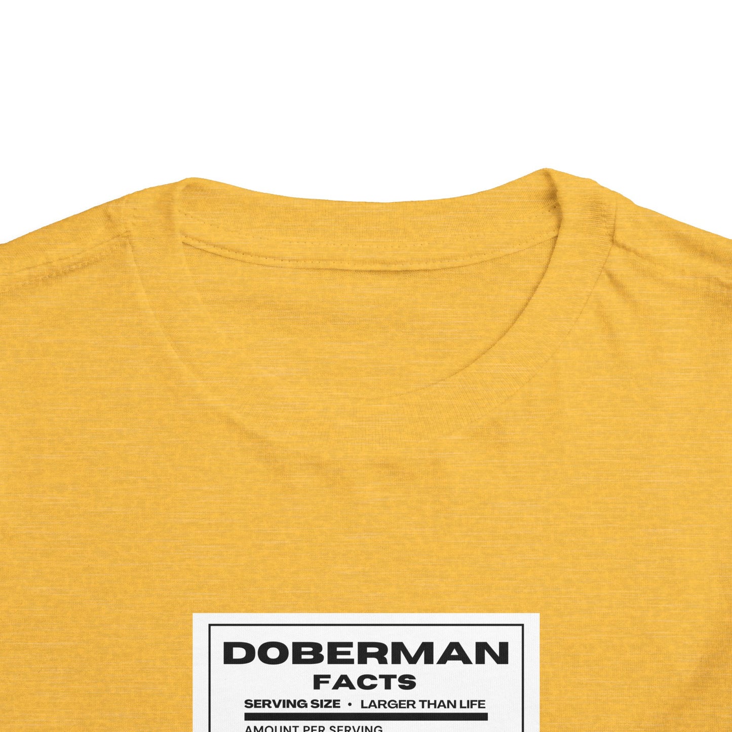 Doberman Facts 1 Toddler Short Sleeve Tee