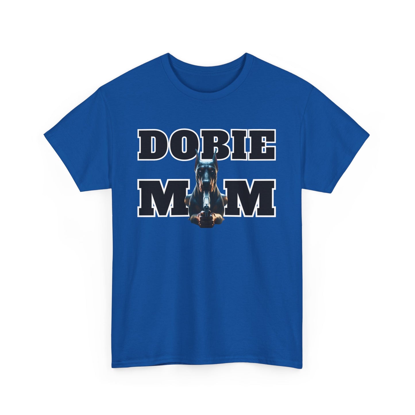 Dobie Mom 06 2025 Unisex Heavy Cotton Tee