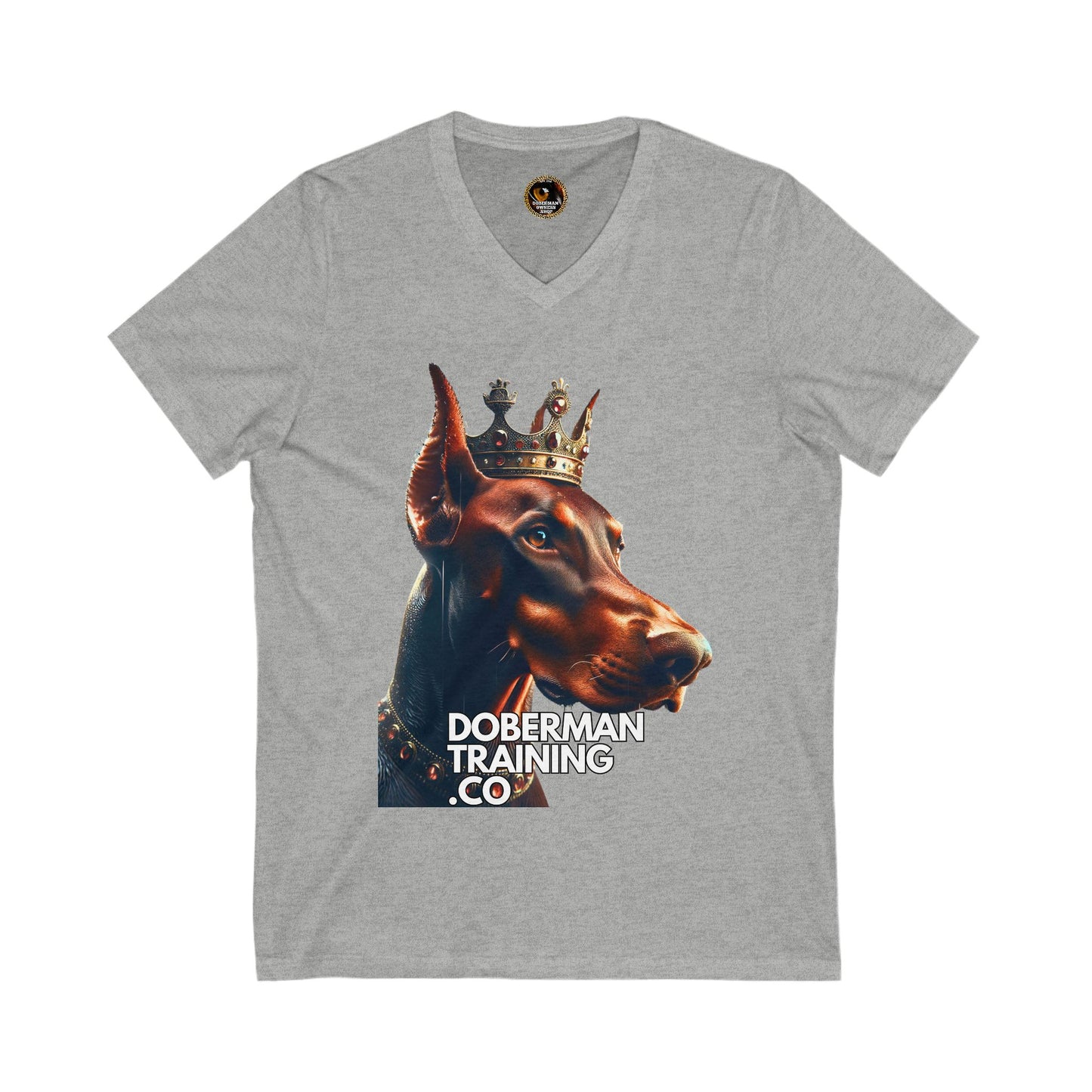 DTT 3 Private Label Unisex Jersey Short Sleeve V-Neck Tee
