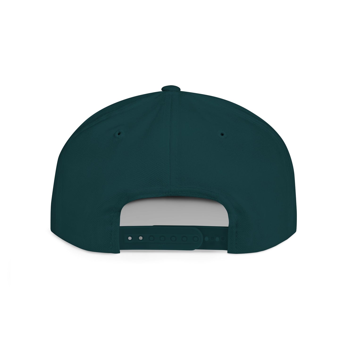 Custom Dog Silhouette Flat Bill Snapback Cap - Stylish Pet Lover Hat