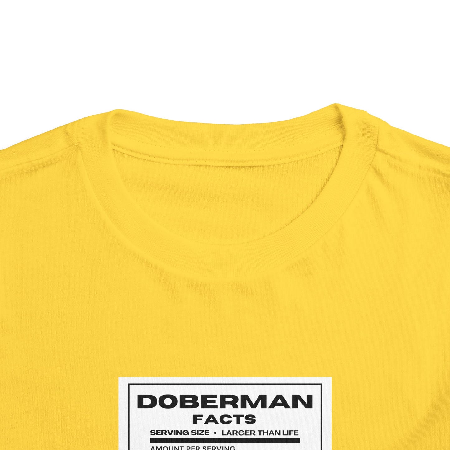Doberman Facts 1 Toddler Short Sleeve Tee