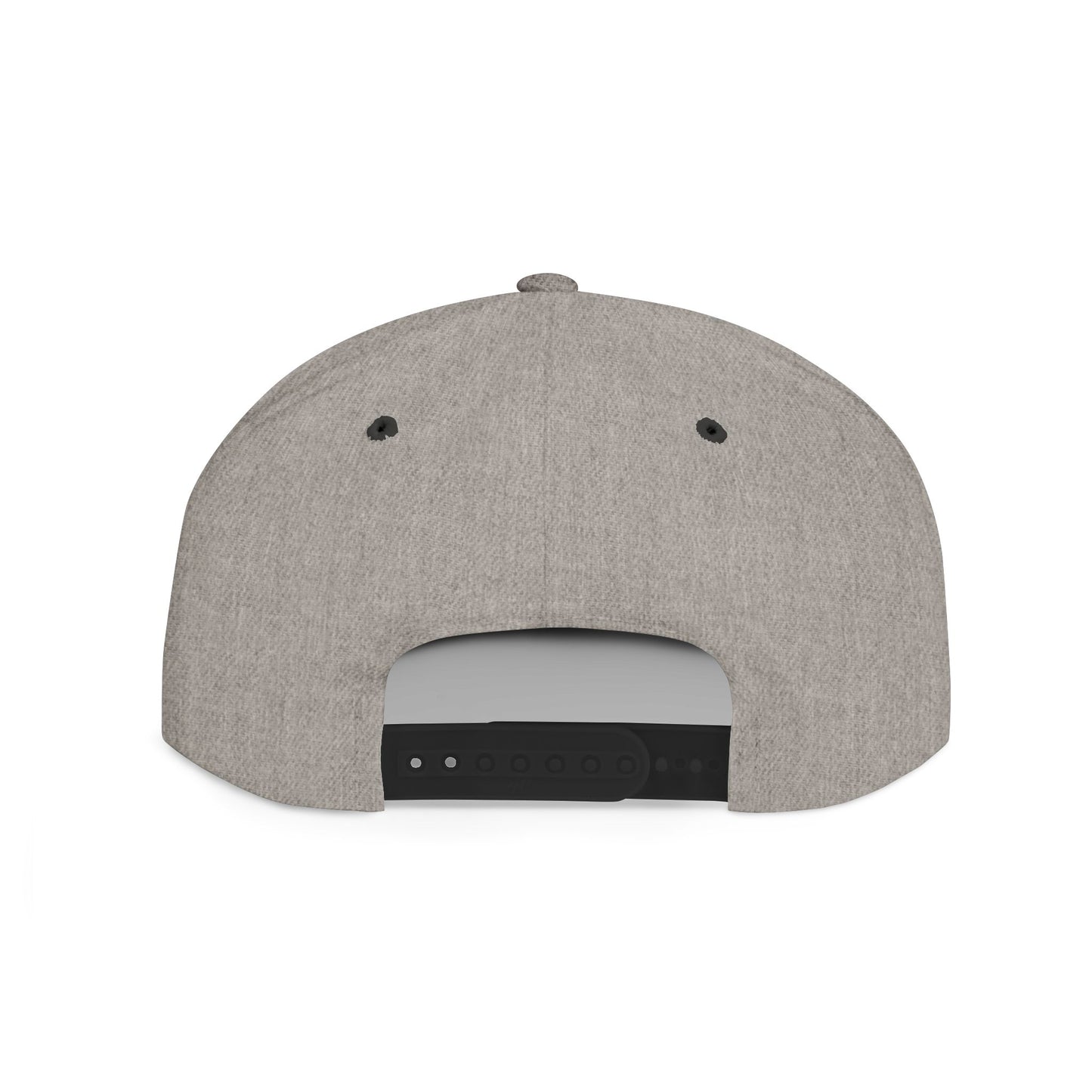Custom Dog Silhouette Flat Bill Snapback Cap - Stylish Pet Lover Hat