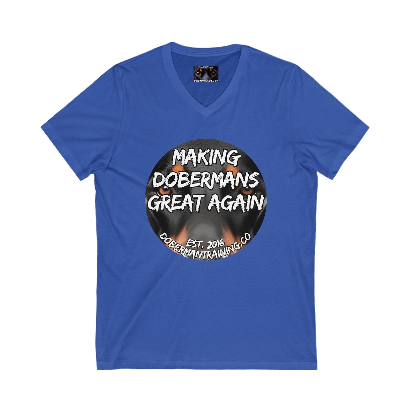 Group 1 Private Label Unisex Jersey Short Sleeve V-Neck Tee