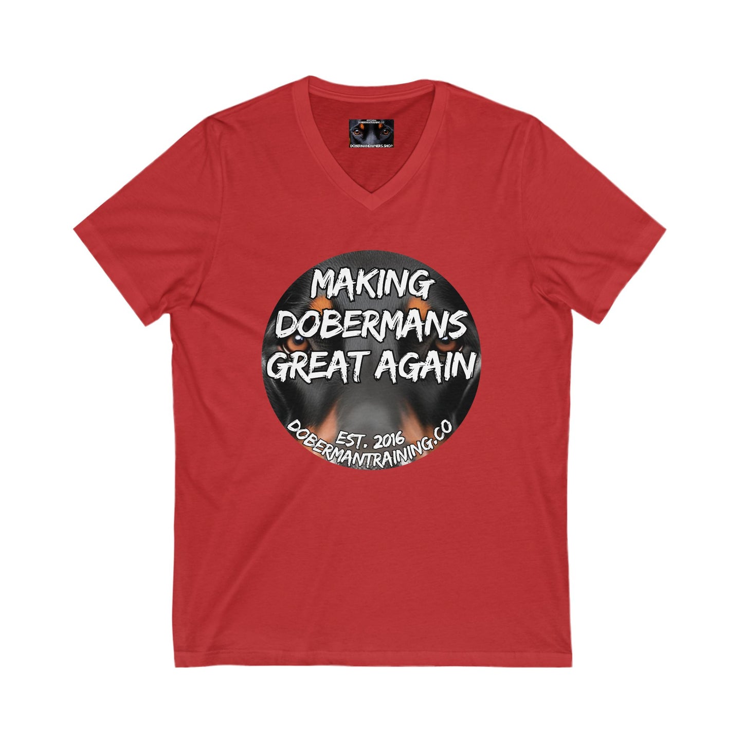 Group 1 Private Label Unisex Jersey Short Sleeve V-Neck Tee