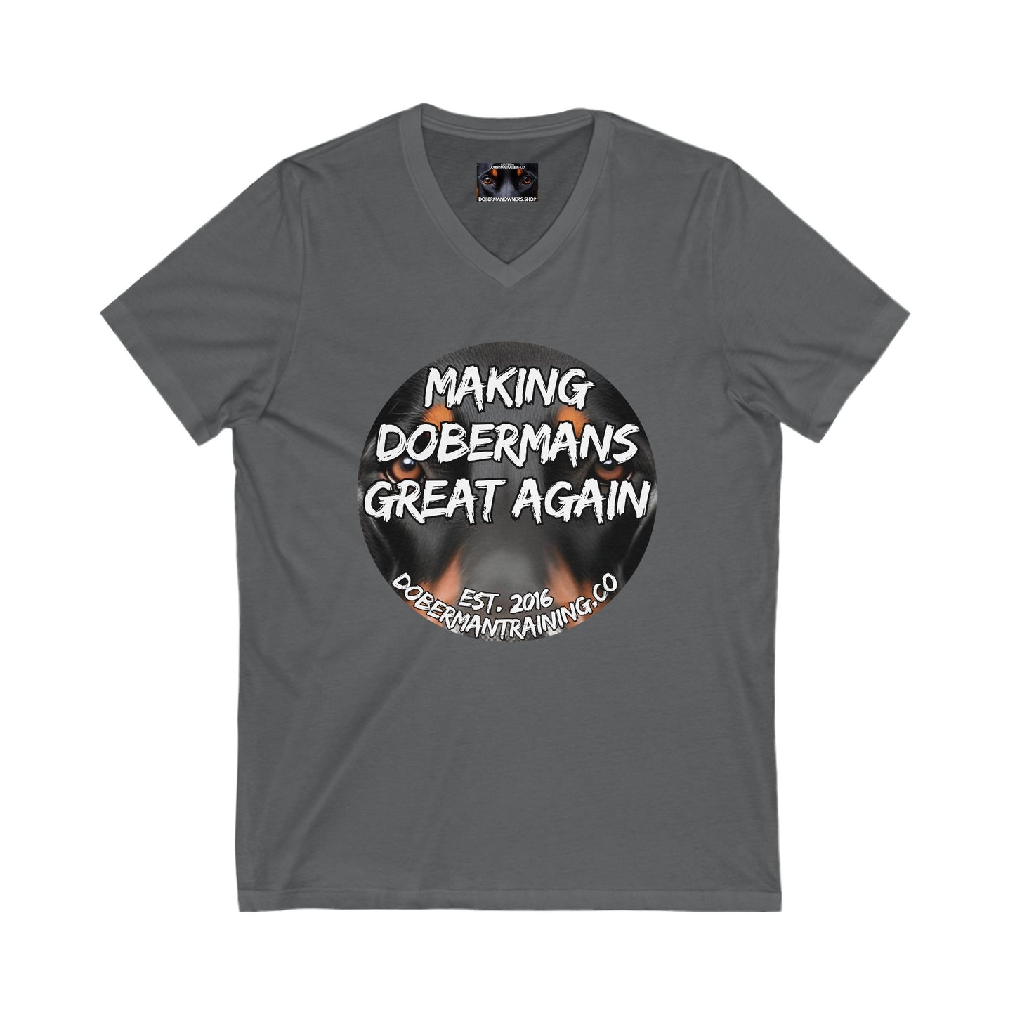 Group 1 Private Label Unisex Jersey Short Sleeve V-Neck Tee