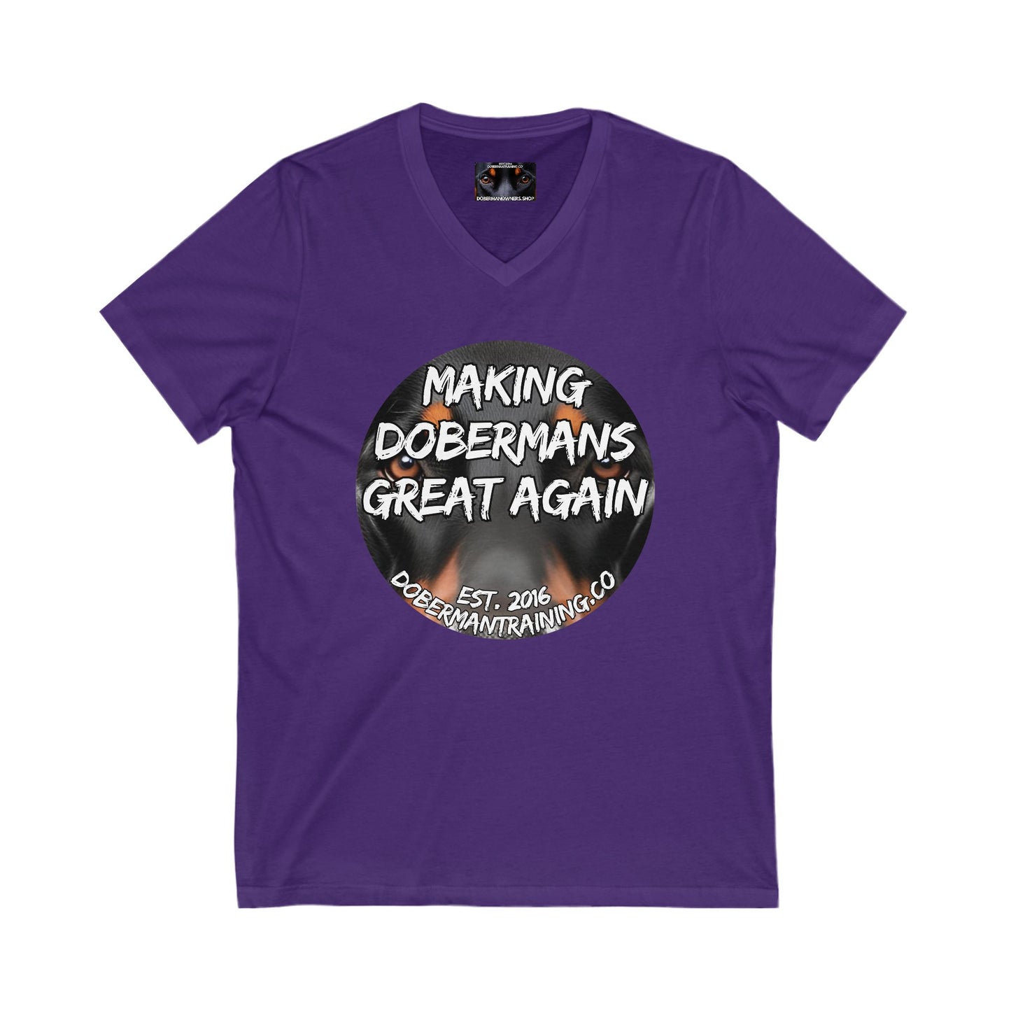 Group 1 Private Label Unisex Jersey Short Sleeve V-Neck Tee