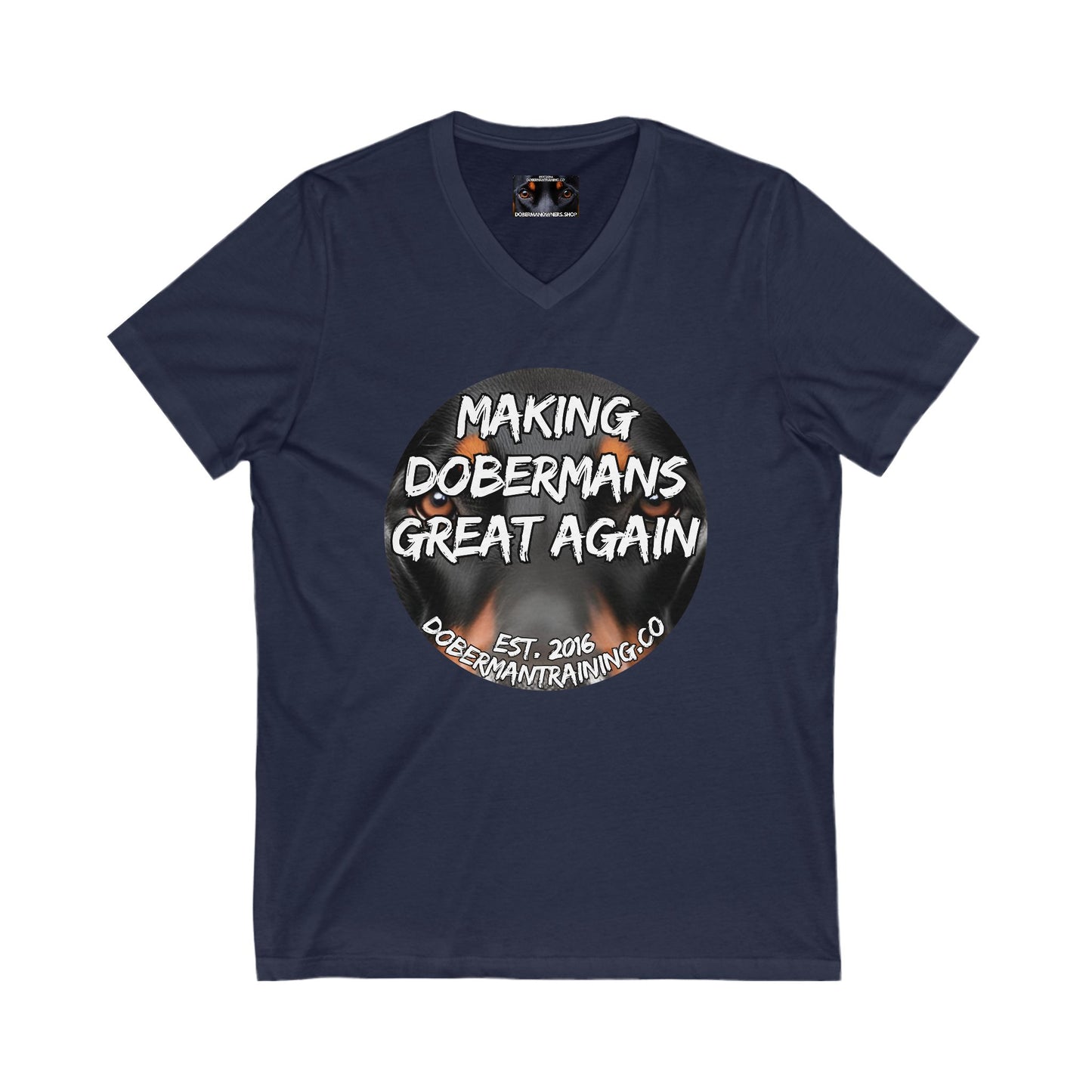Group 1 Private Label Unisex Jersey Short Sleeve V-Neck Tee