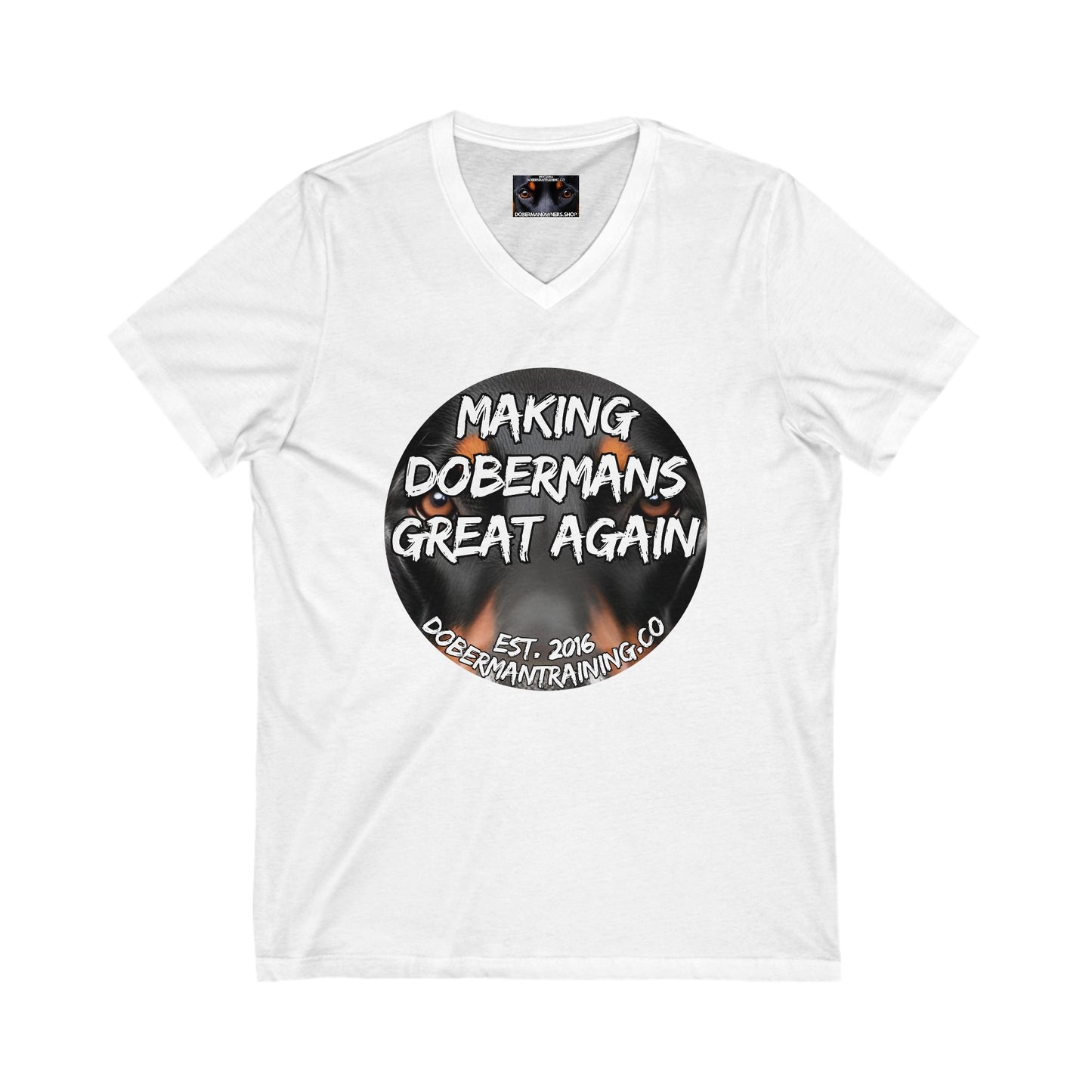 Group 1 Private Label Unisex Jersey Short Sleeve V-Neck Tee
