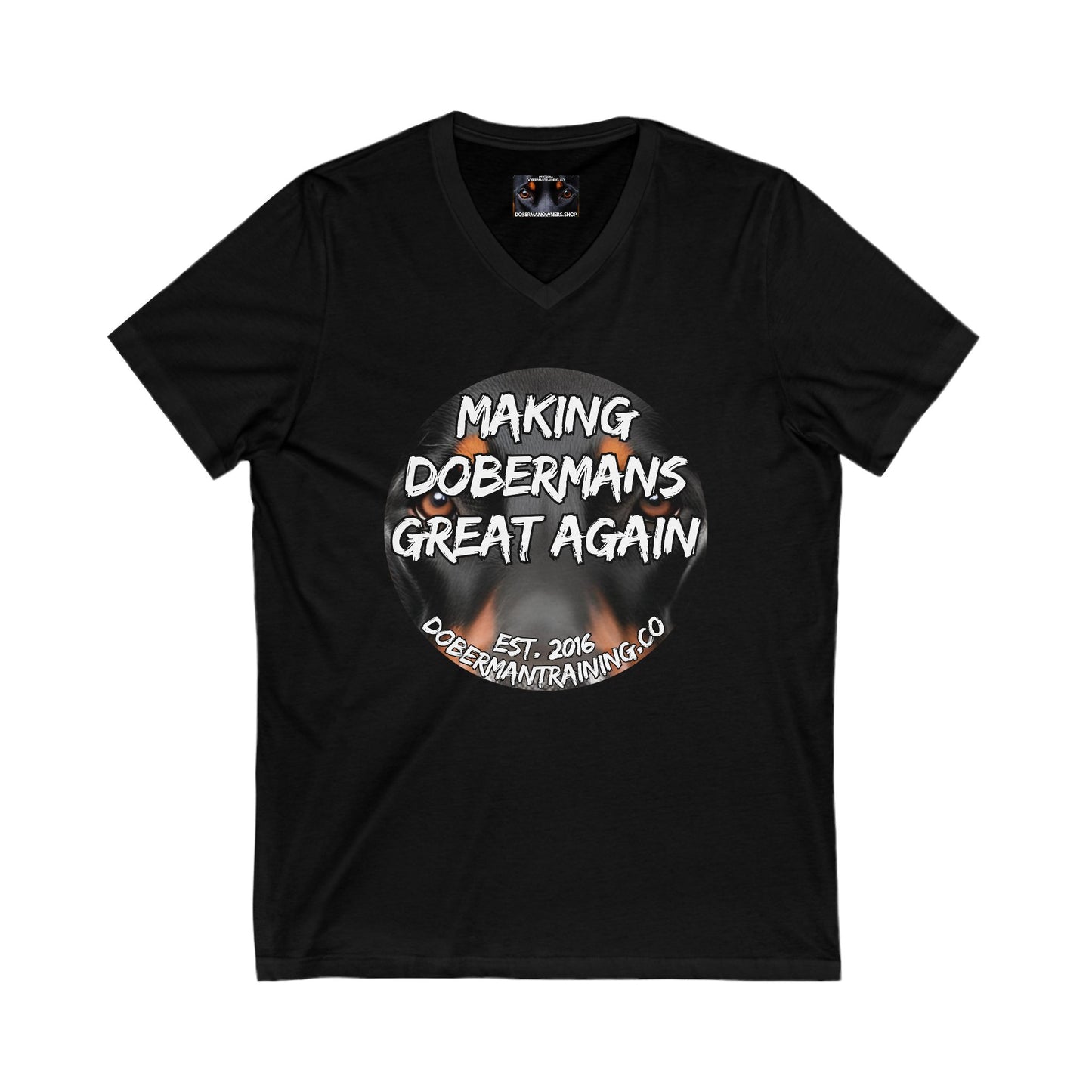 Group 1 Private Label Unisex Jersey Short Sleeve V-Neck Tee