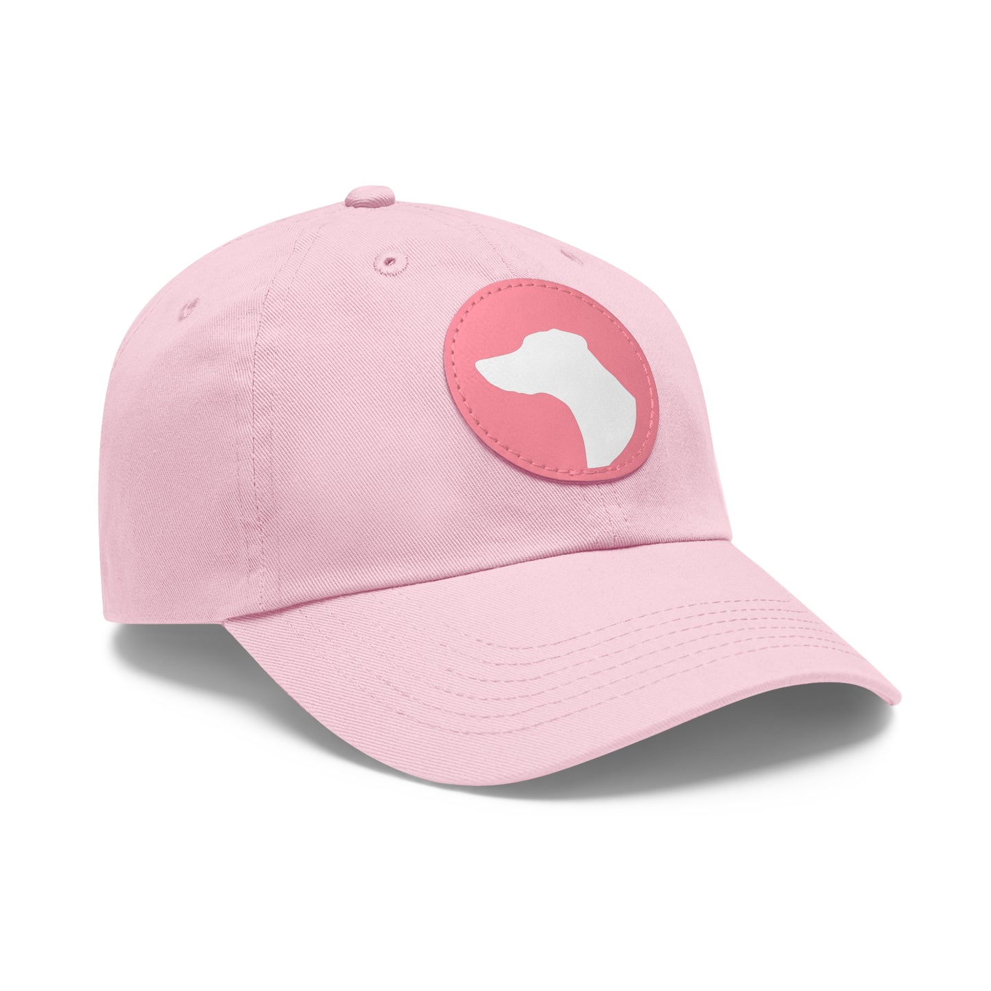 N 1 Dad Hat with Leather Patch (Round)
