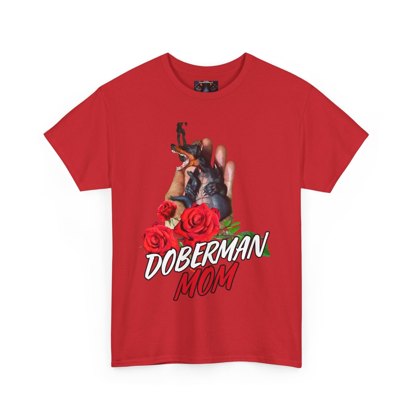 Dragon Mom Roses 10 Private Lable Unisex Heavy Cotton Tee