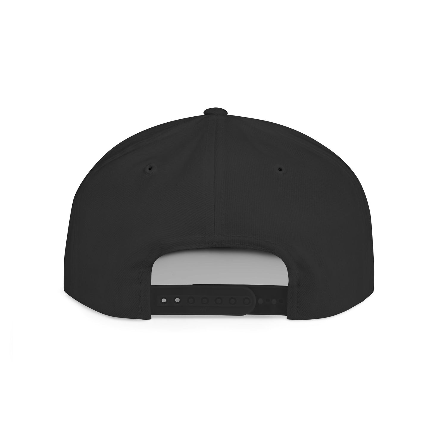 Custom Dog Silhouette Flat Bill Snapback Cap - Stylish Pet Lover Hat
