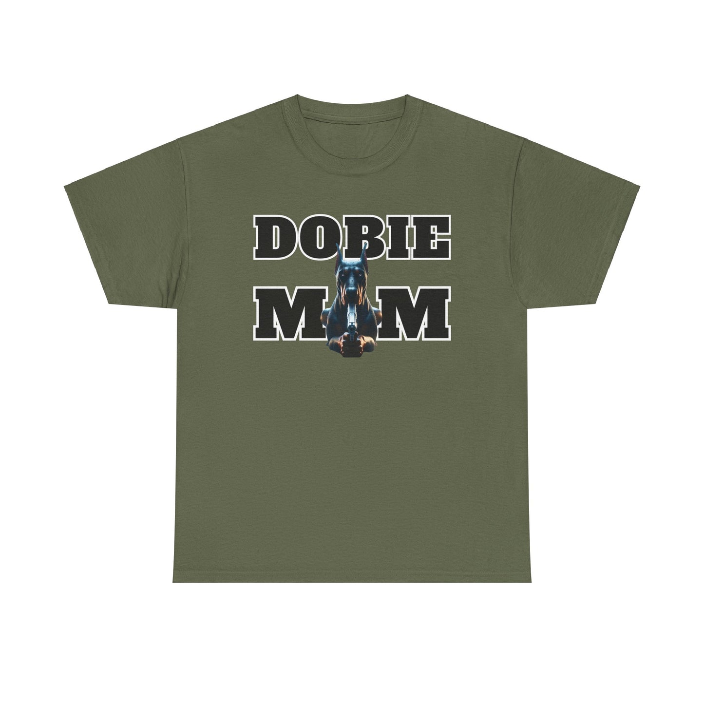 Dobie Mom 06 2025 Unisex Heavy Cotton Tee
