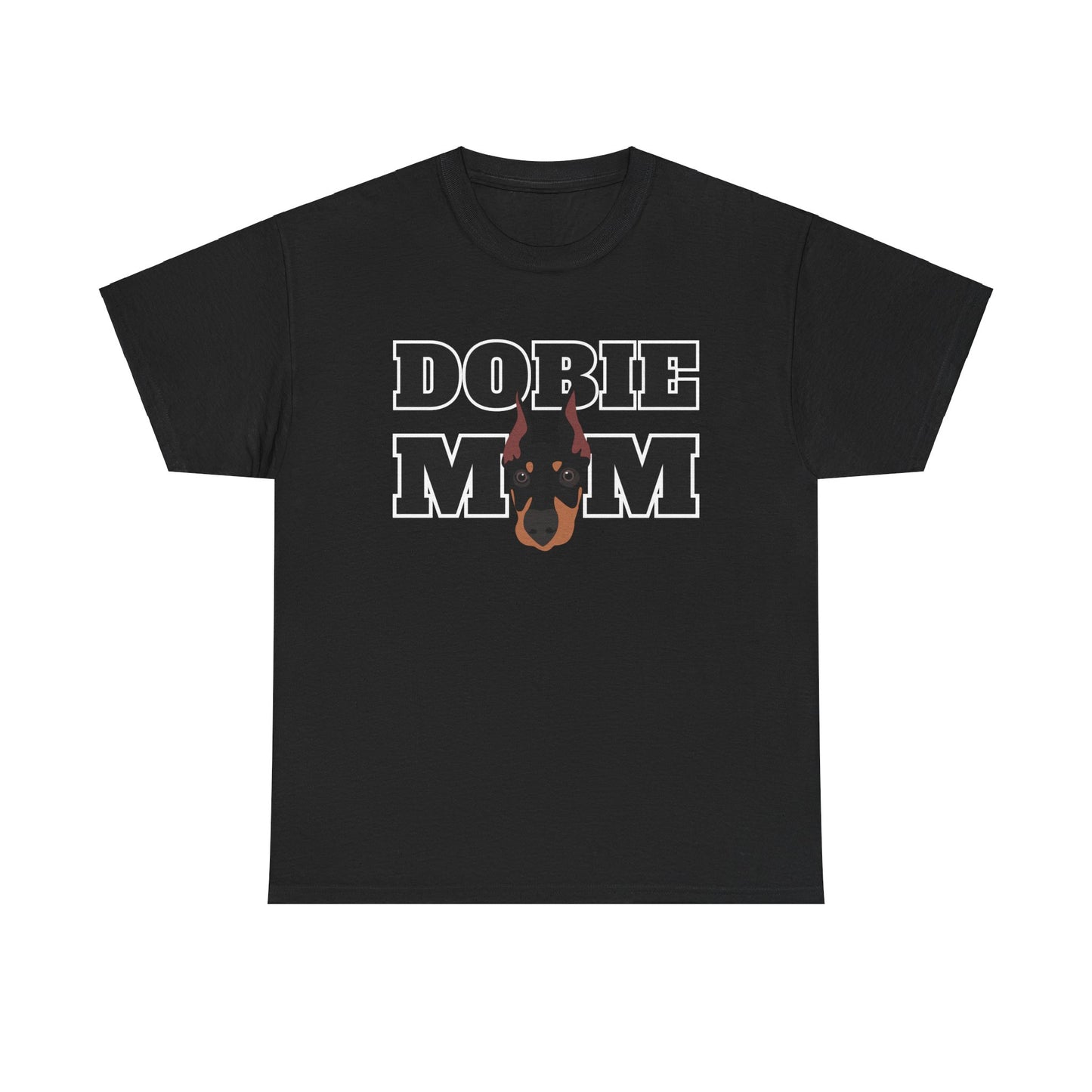 Dobie Mom 01 2025 Unisex Heavy Cotton Tee