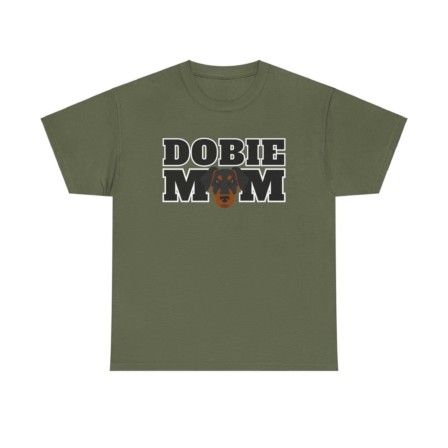 Dobie Mom 03 2025 Unisex Heavy Cotton Tee