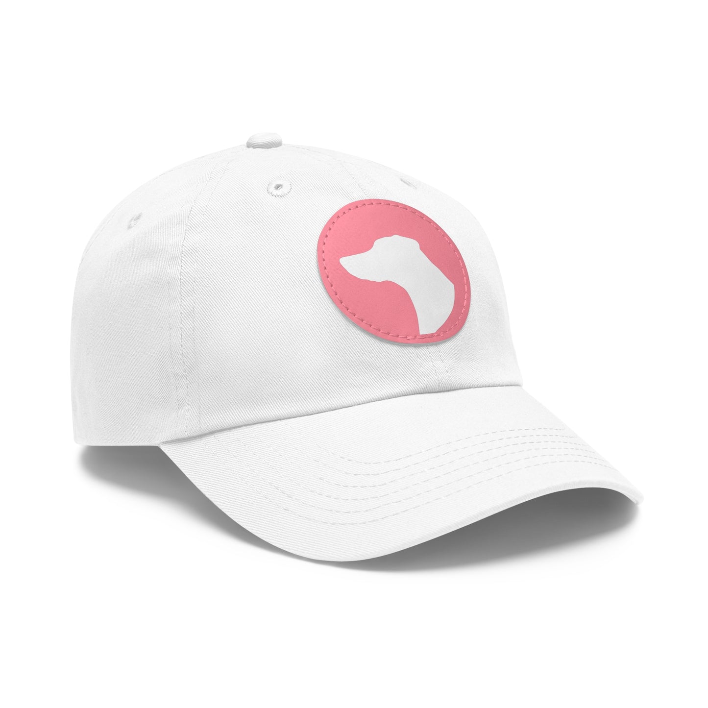 N 1 Dad Hat with Leather Patch (Round)