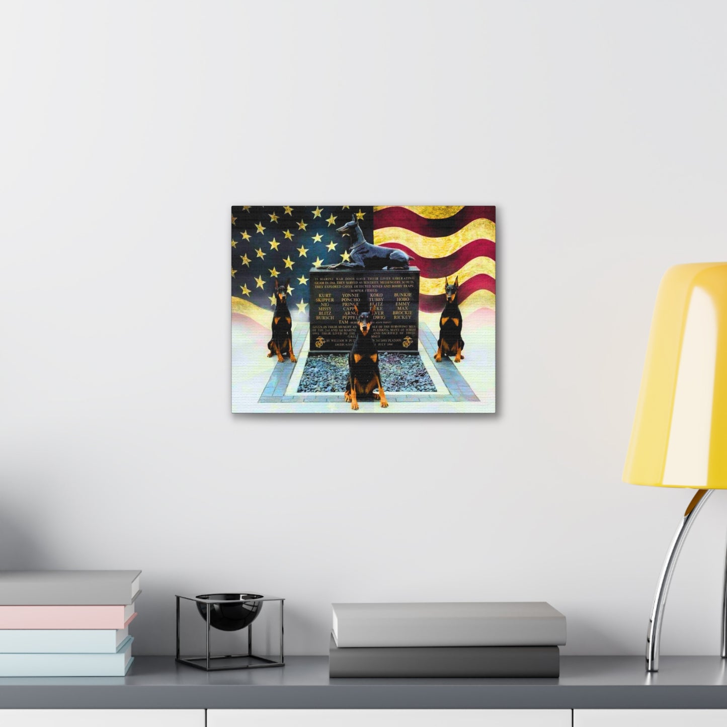 Doberman Tribute 1 Canvas