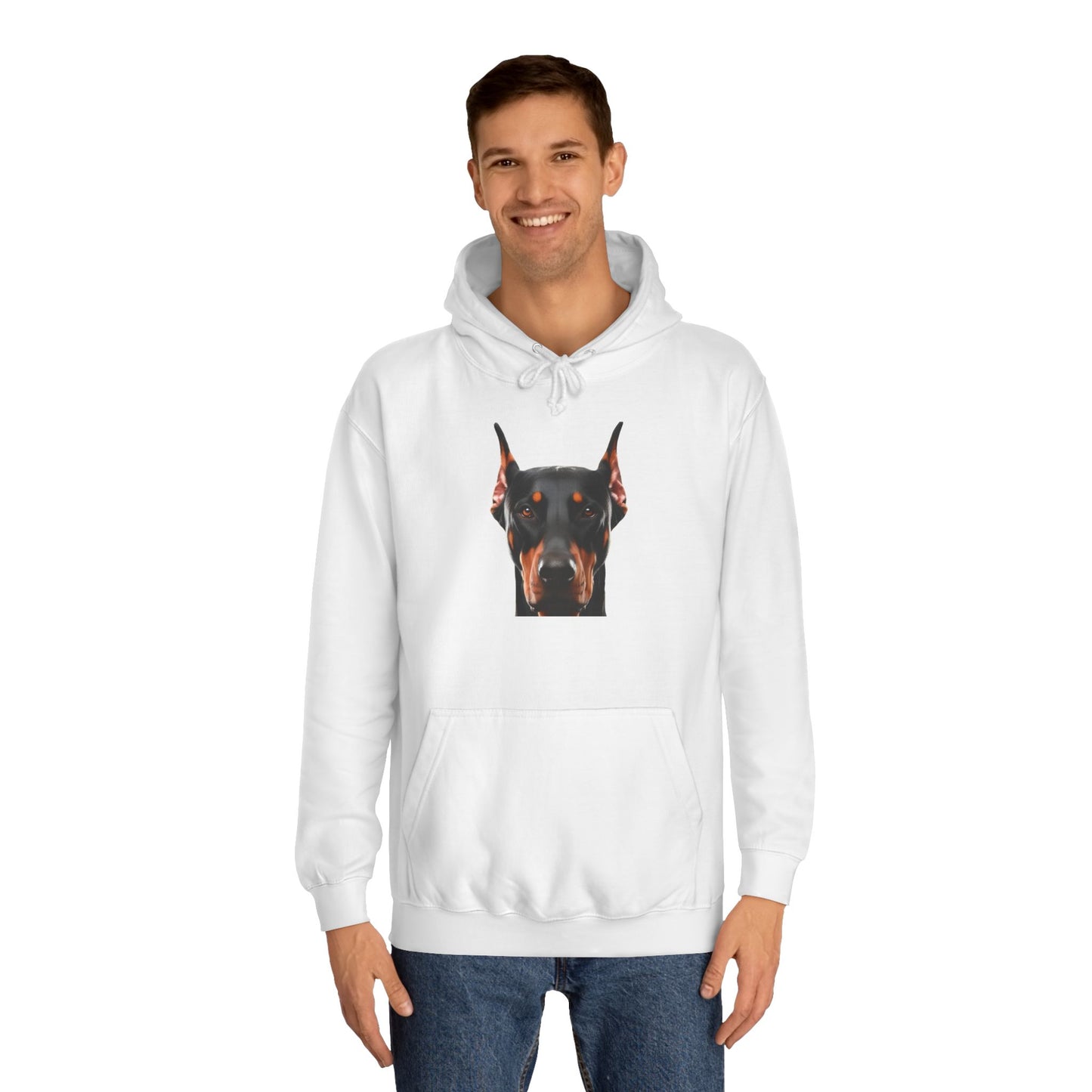 Doberman 1 Unisex College Hoodie