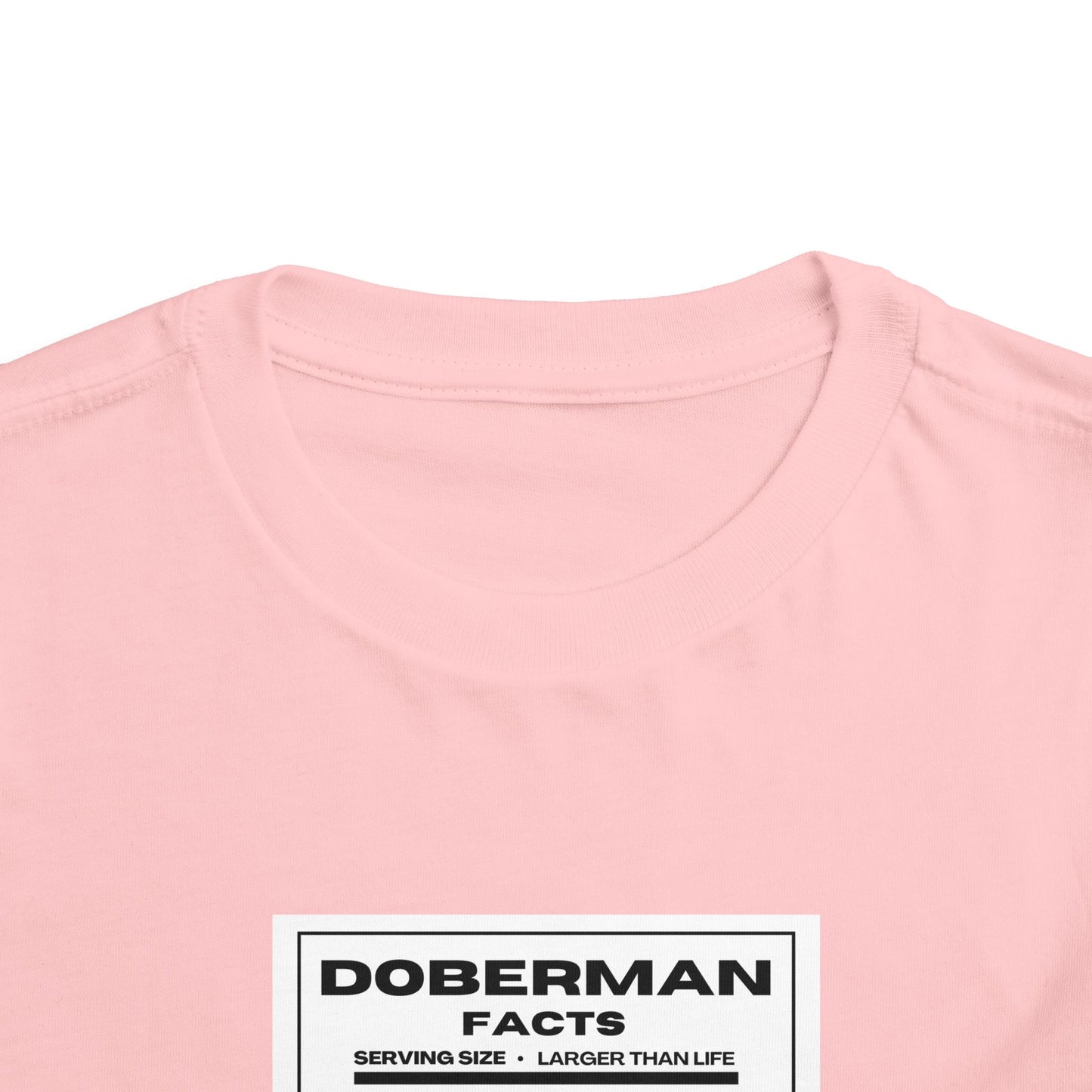 Doberman Facts 1 Toddler Short Sleeve Tee