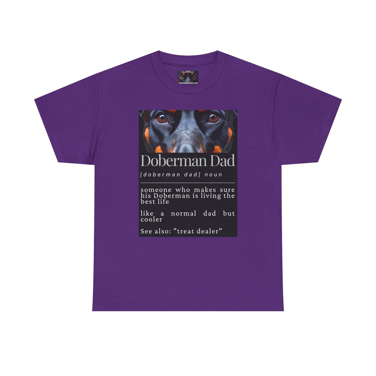 Doberman Dad S1 Private Lable Unisex Heavy Cotton Tee