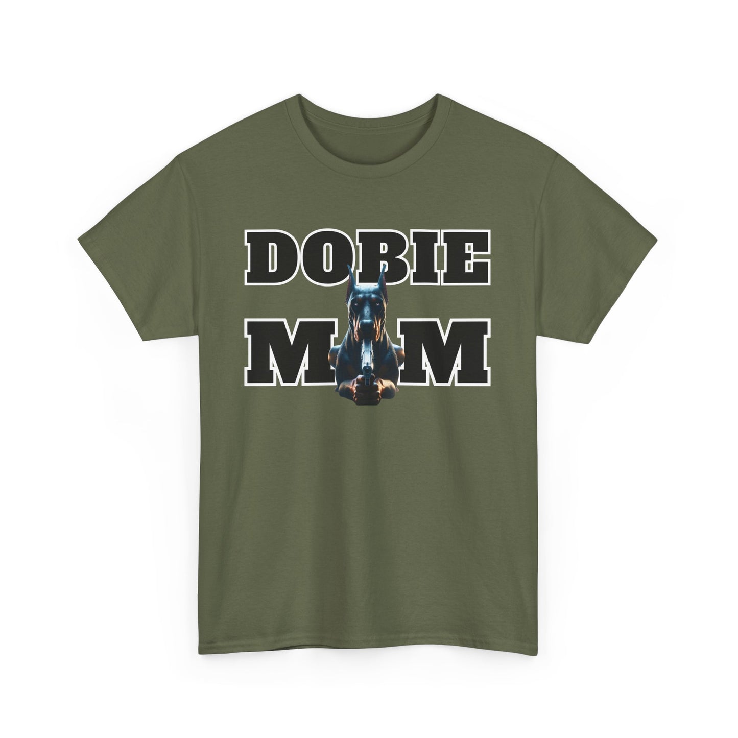 Dobie Mom 06 2025 Unisex Heavy Cotton Tee