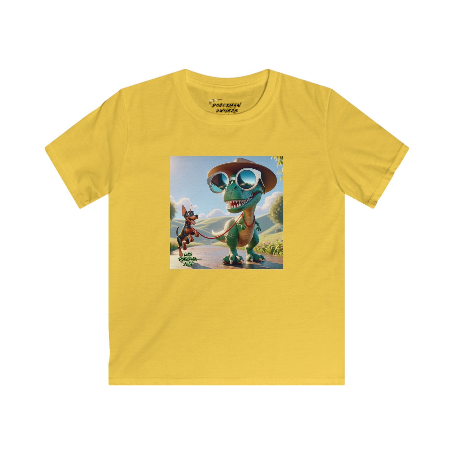 Luis Doberman Edition 009 Kids Softstyle Tee