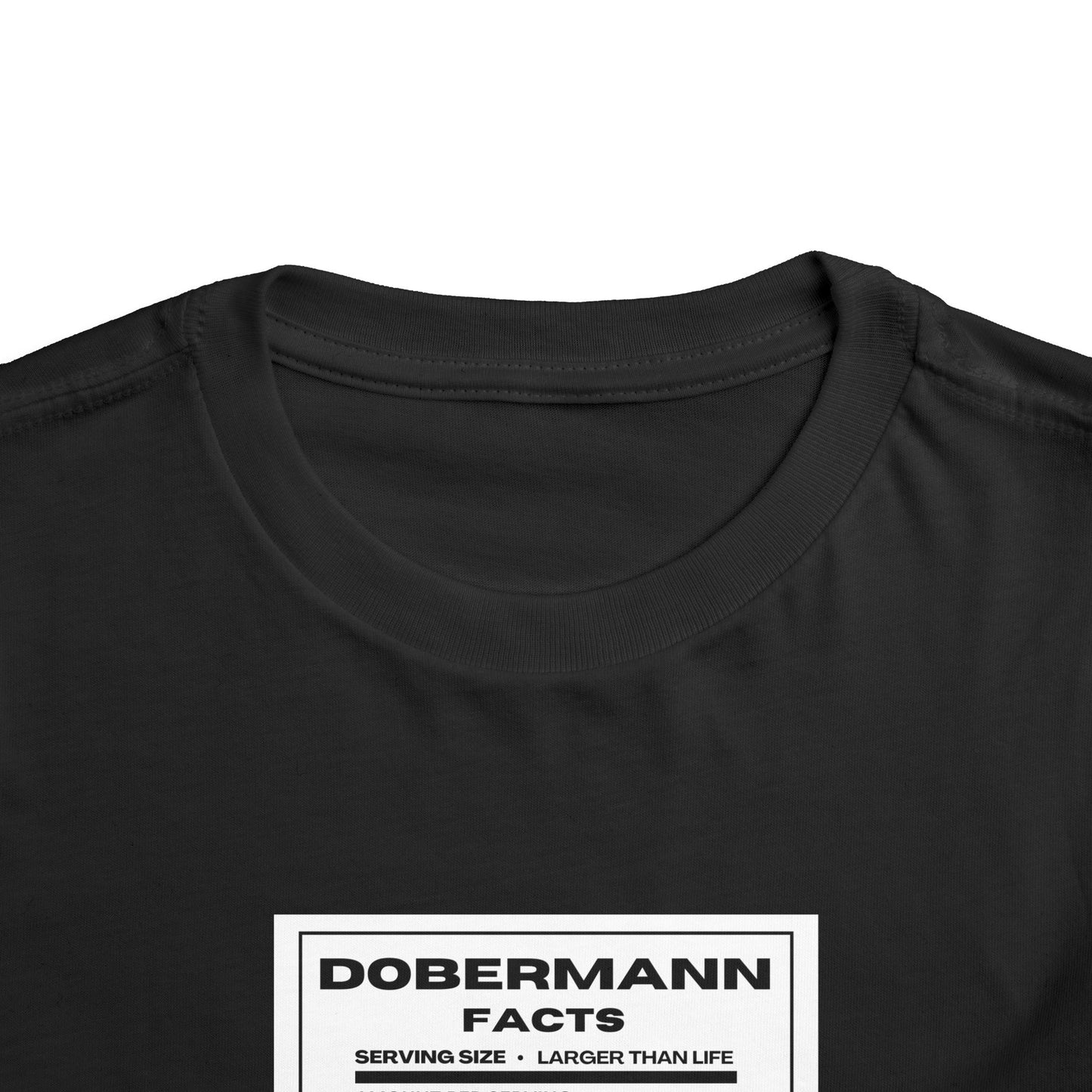 Dobermann Facts 1 Toddler Short Sleeve Tee