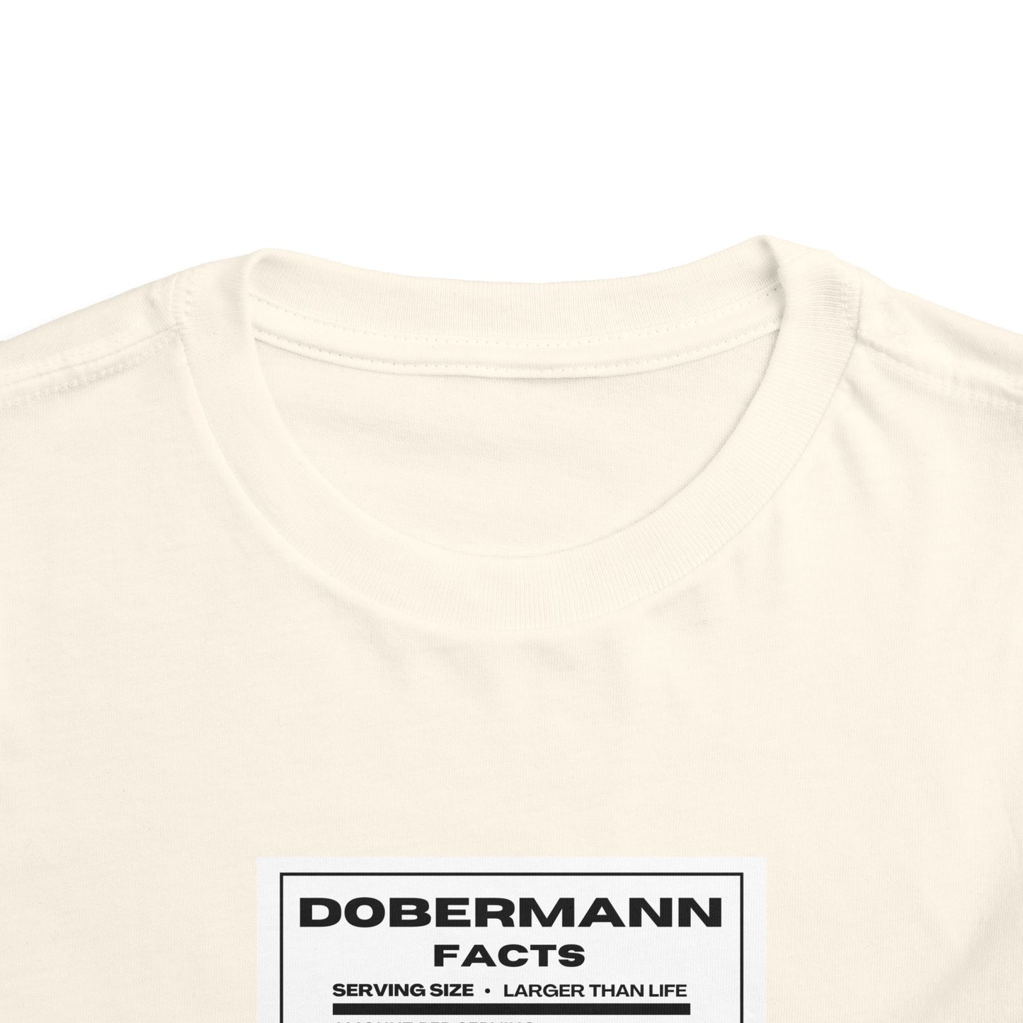 Dobermann Facts 1 Toddler Short Sleeve Tee