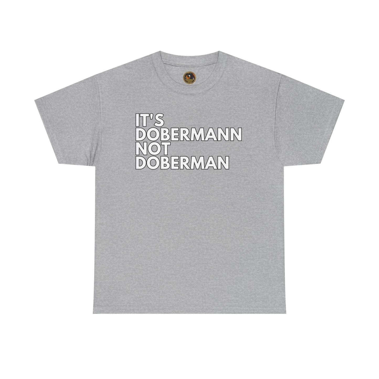 It's Dobermann 1 Private Lable Unisex Heavy Cotton Tee
