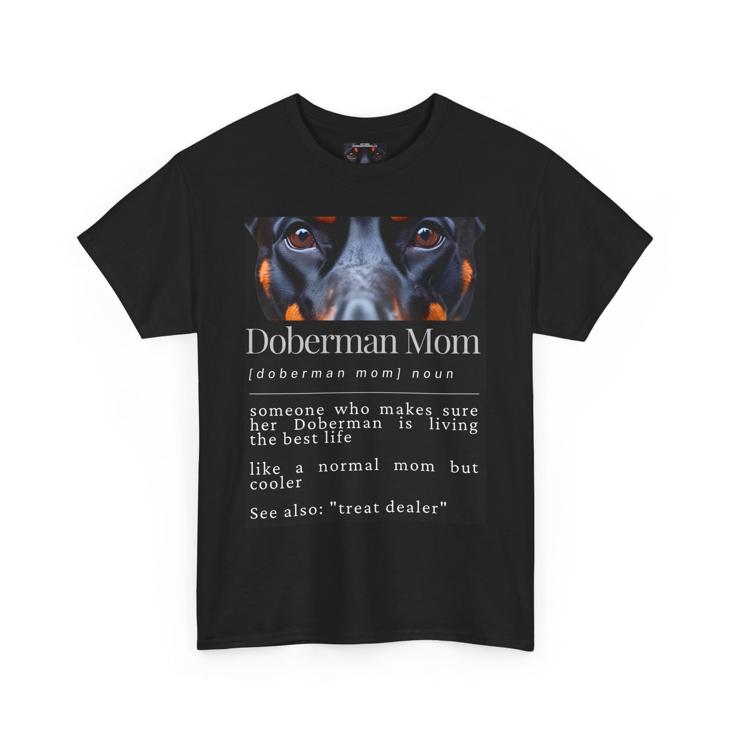 Doberman Mom S1 Private Lable Unisex Heavy Cotton Tee
