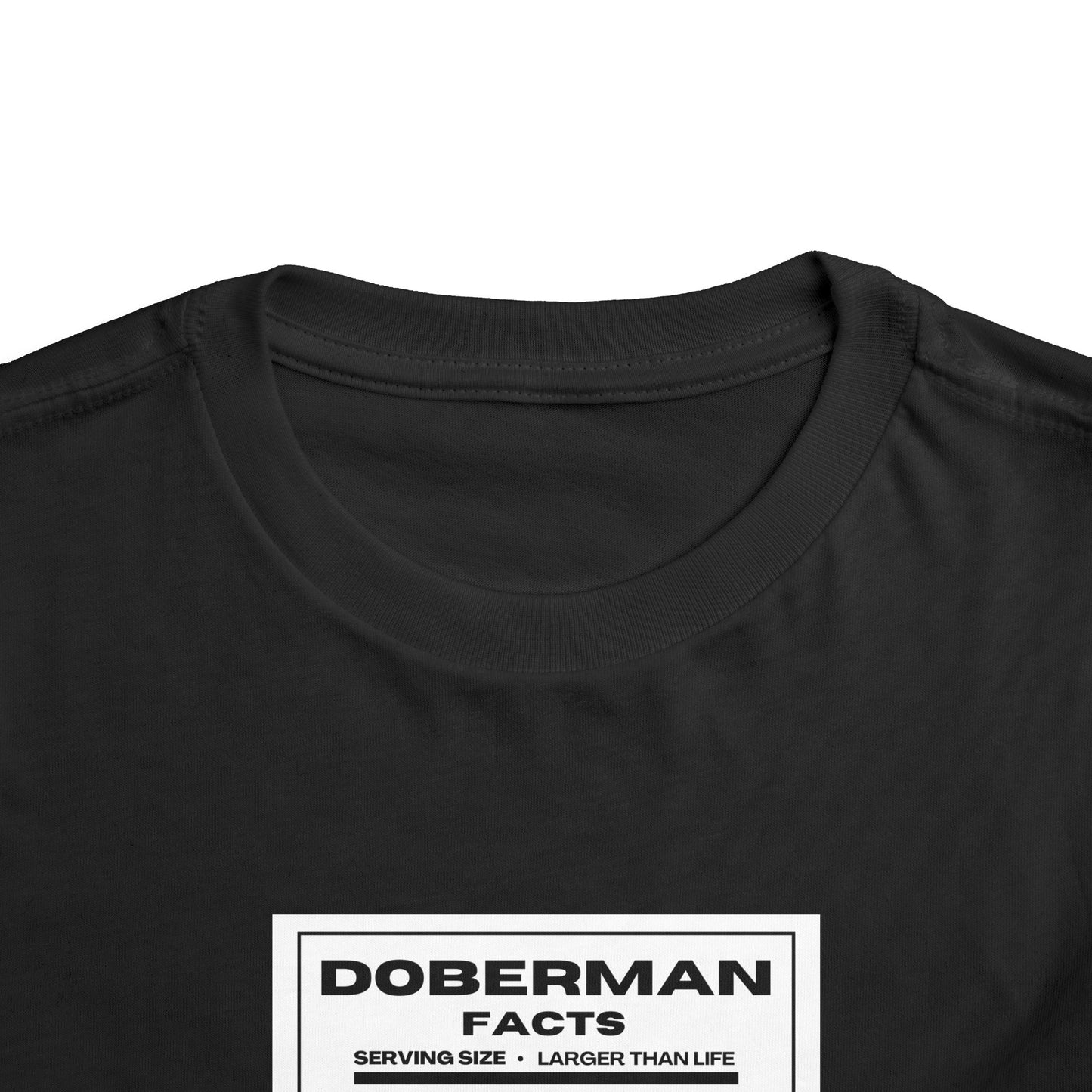 Doberman Facts 1 Toddler Short Sleeve Tee