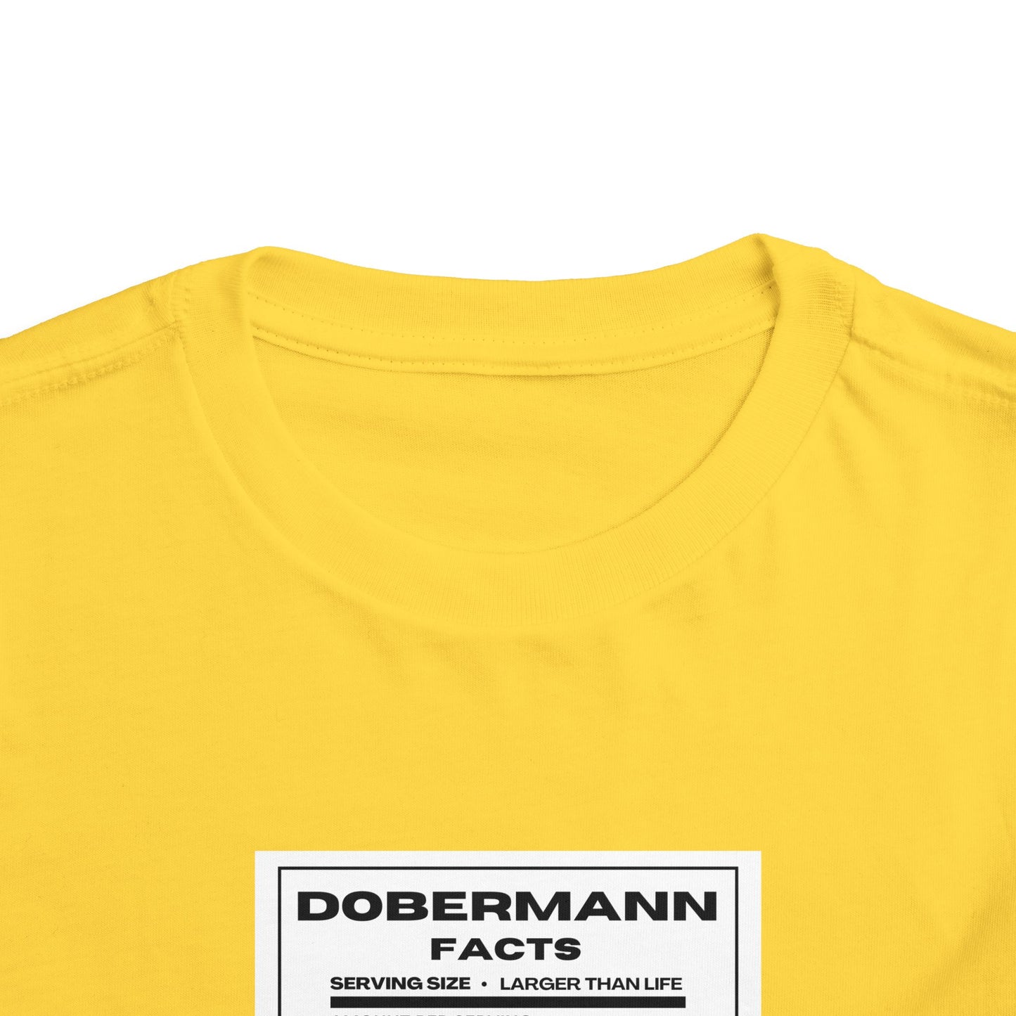 Dobermann Facts 1 Toddler Short Sleeve Tee
