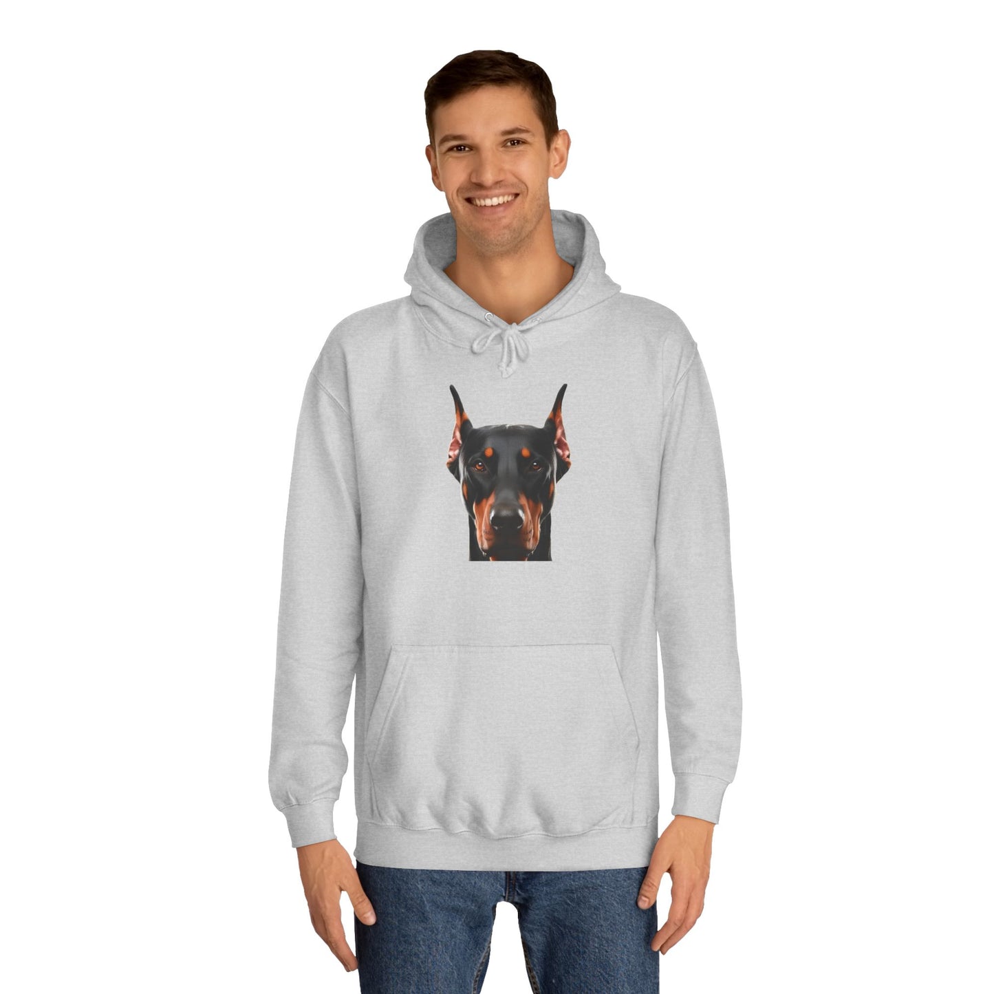 Doberman 1 Unisex College Hoodie