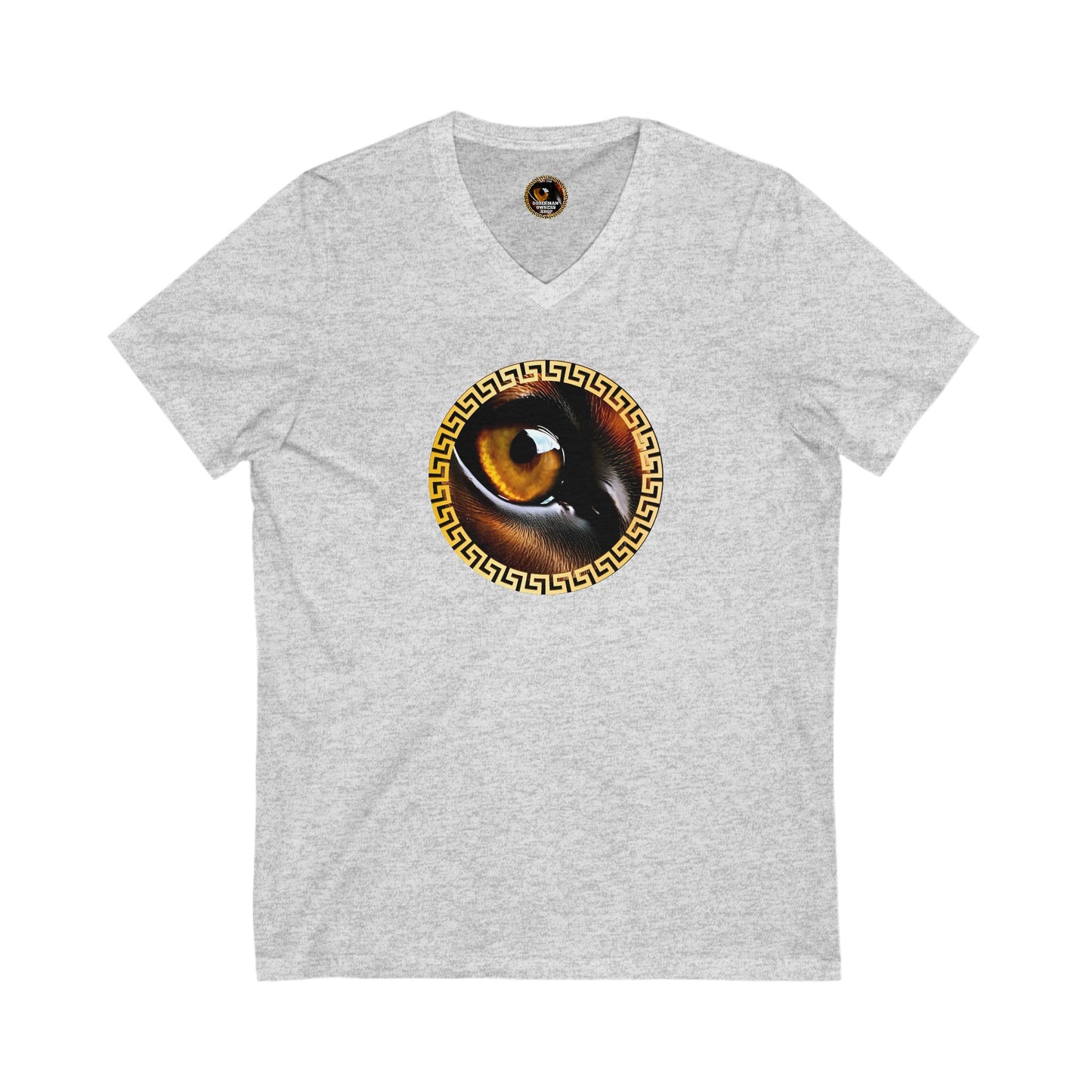 DTT 9 Private Label Unisex Jersey Short Sleeve V-Neck Tee