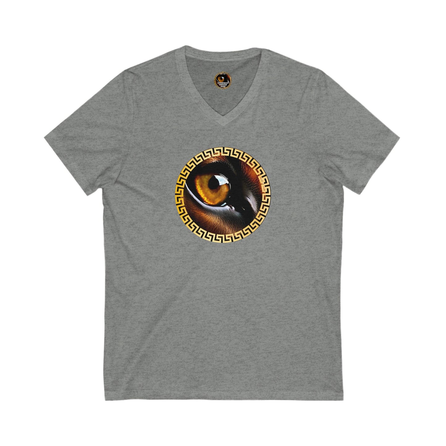 DTT 9 Private Label Unisex Jersey Short Sleeve V-Neck Tee