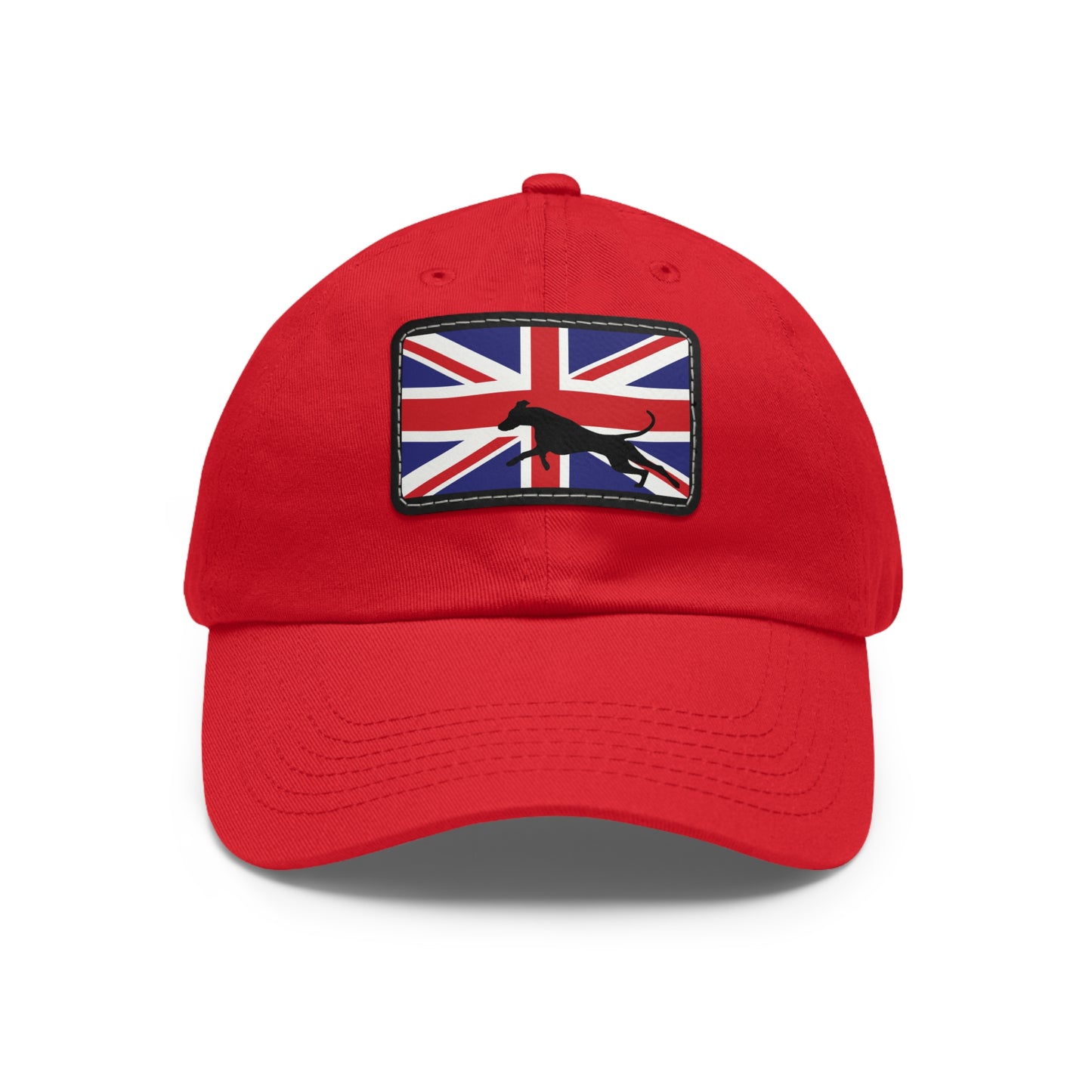 Doberman UK Protect 2 Dad Hat with Leather Patch (Rectangle)