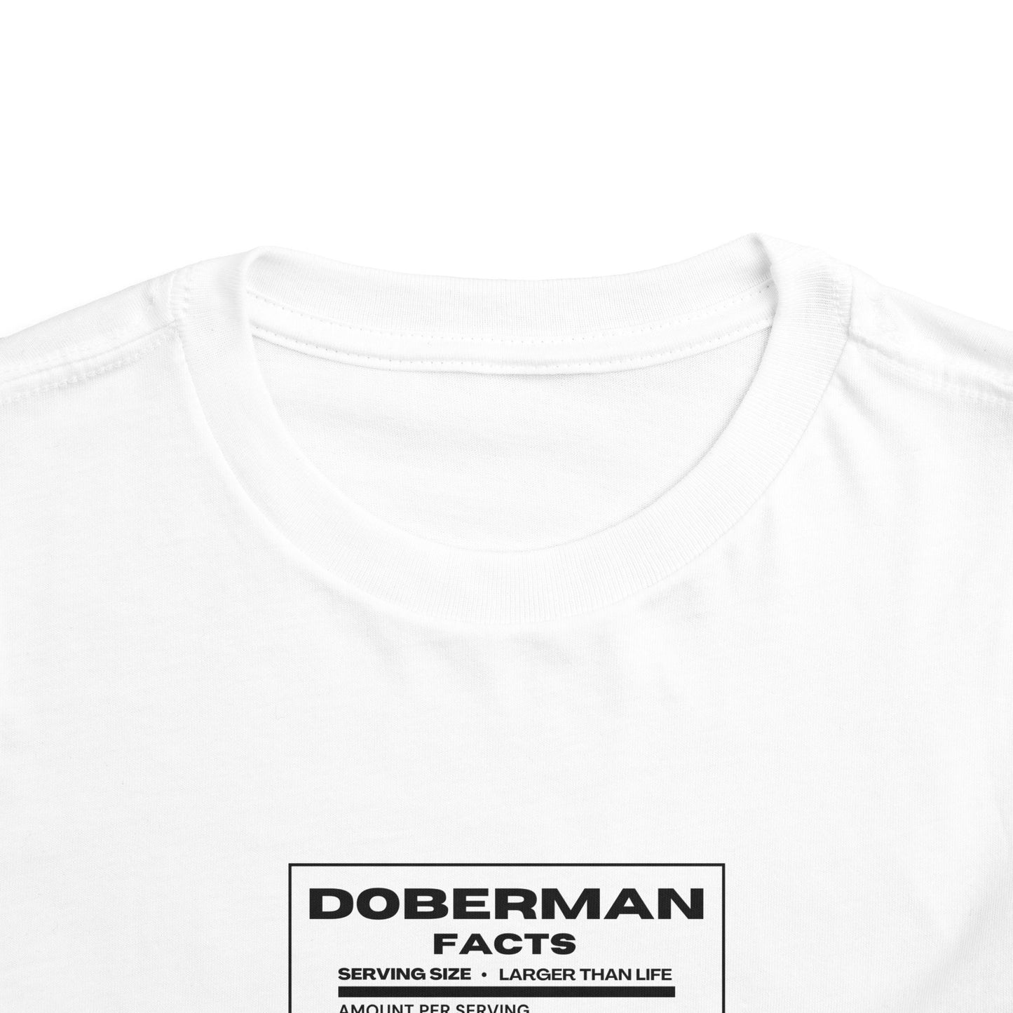 Doberman Facts 1 Toddler Short Sleeve Tee