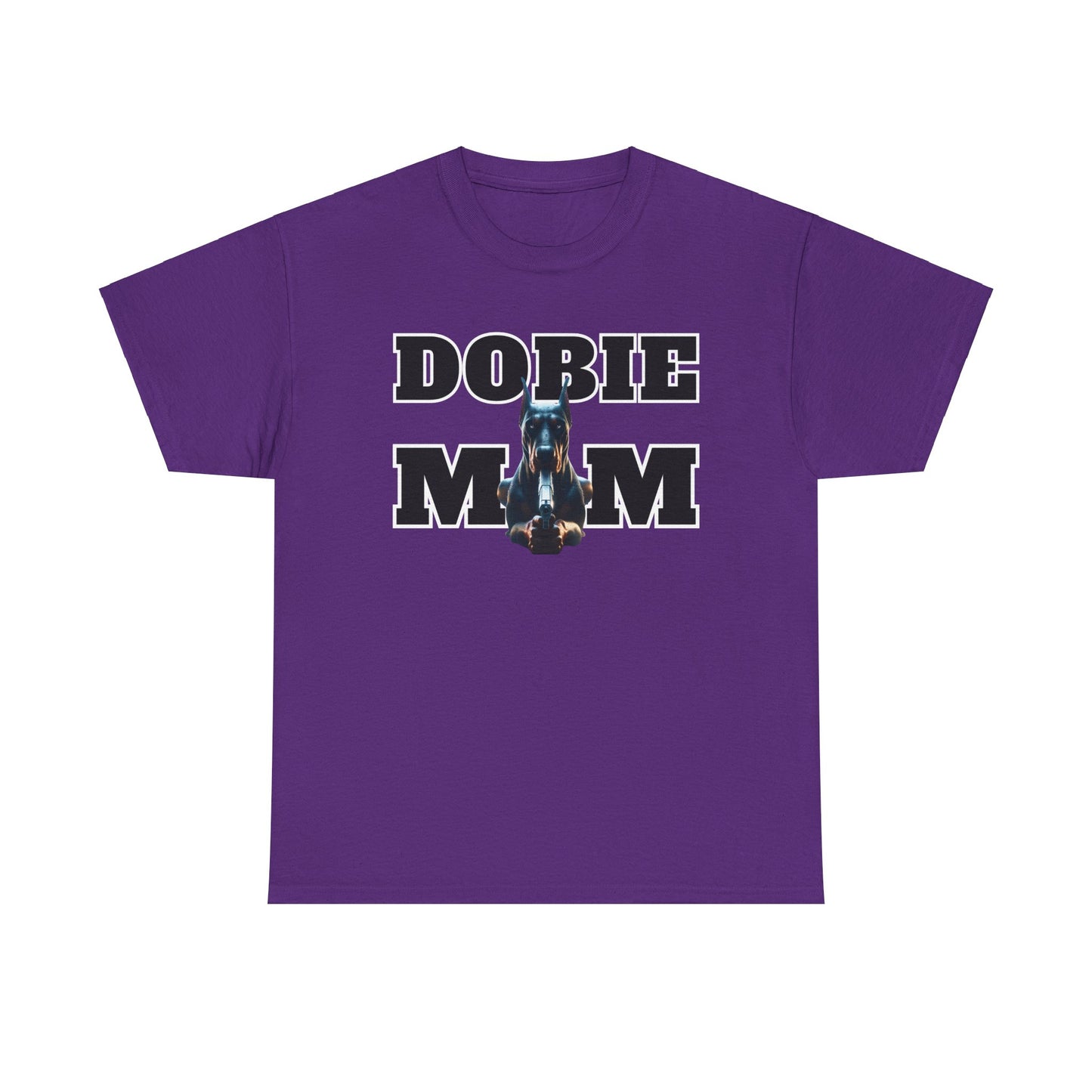 Dobie Mom 06 2025 Unisex Heavy Cotton Tee