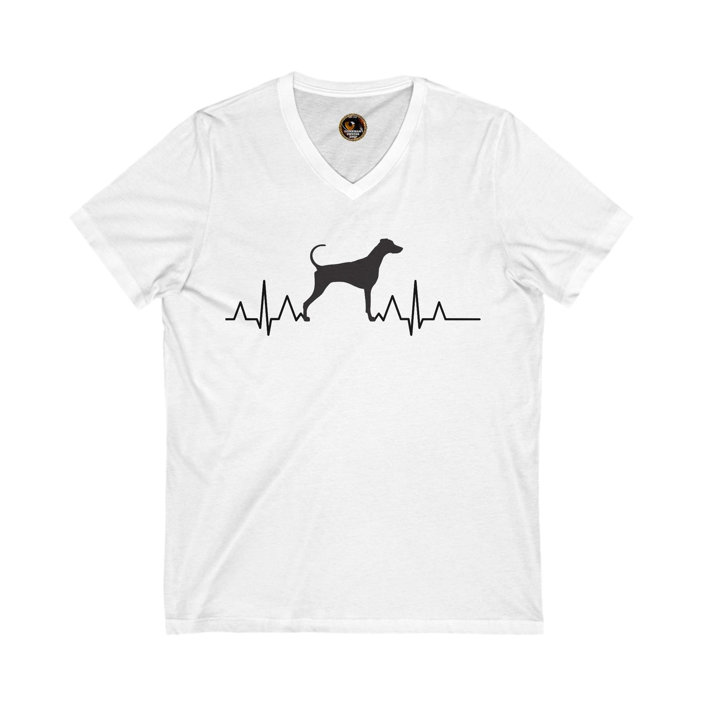 Heartbeat 2 Special Edition Private Label Unisex Jersey Short Sleeve V-Neck Tee