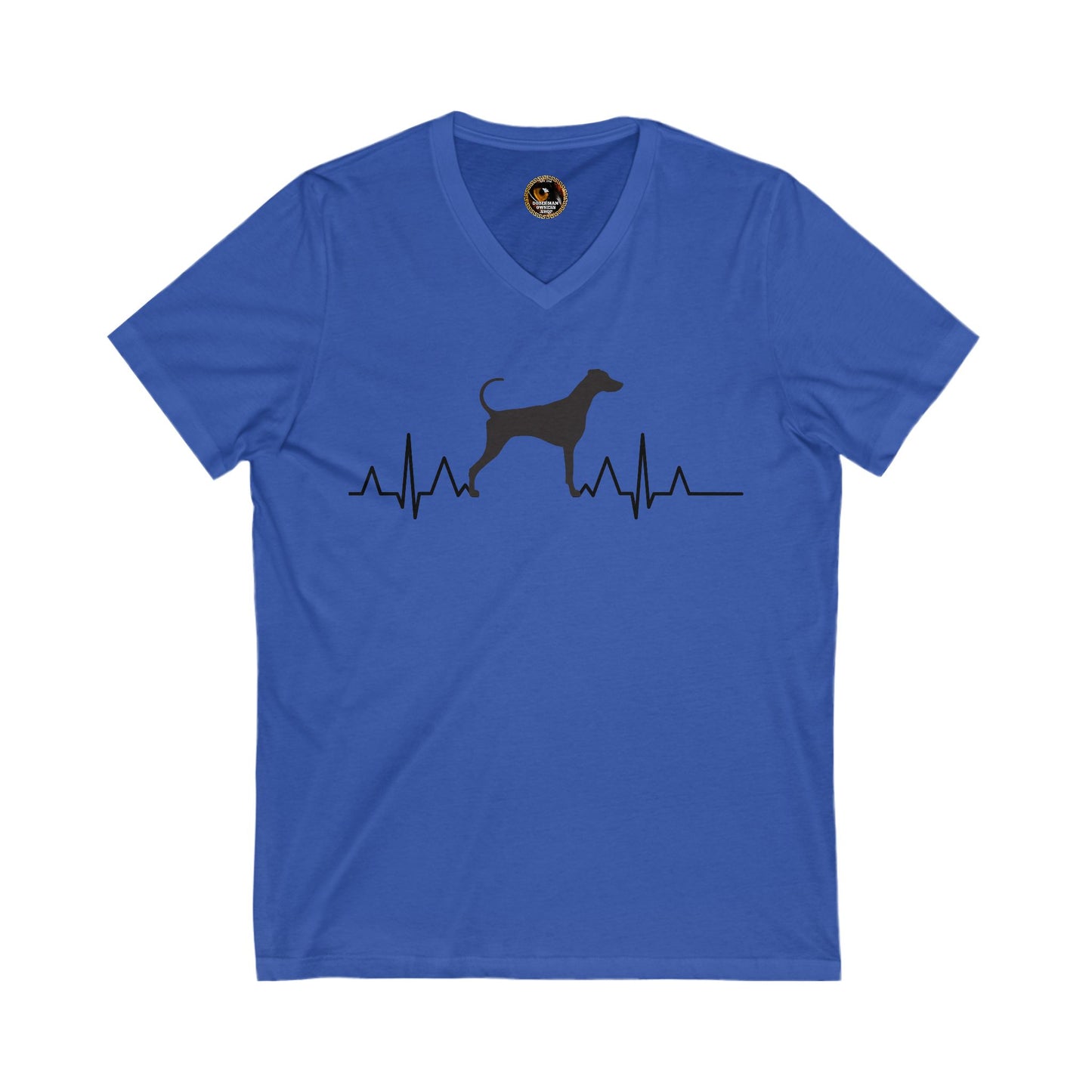 Heartbeat 2 Special Edition Private Label Unisex Jersey Short Sleeve V-Neck Tee