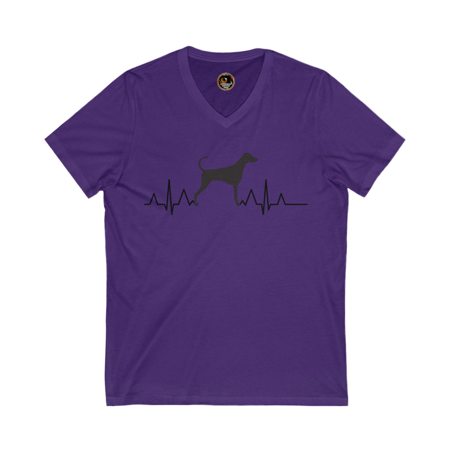 Heartbeat 2 Special Edition Private Label Unisex Jersey Short Sleeve V-Neck Tee