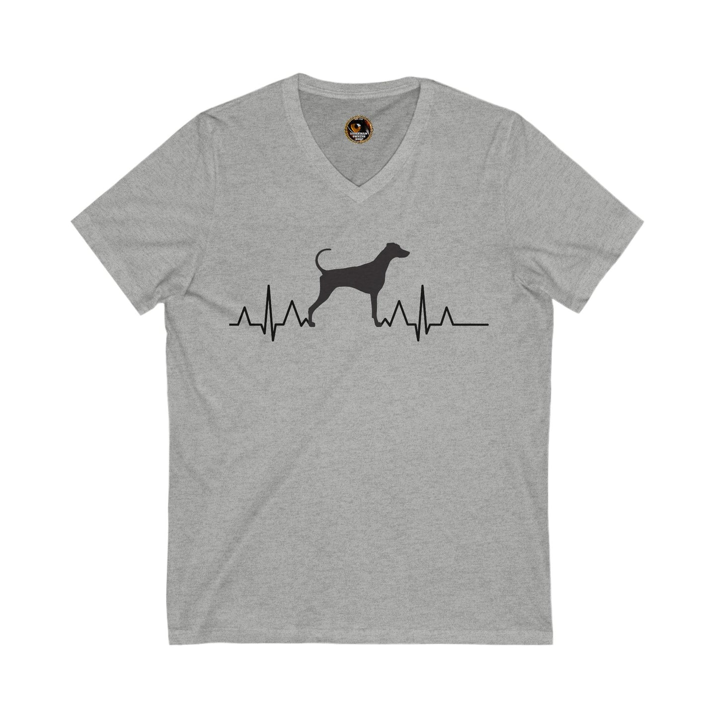 Heartbeat 2 Special Edition Private Label Unisex Jersey Short Sleeve V-Neck Tee