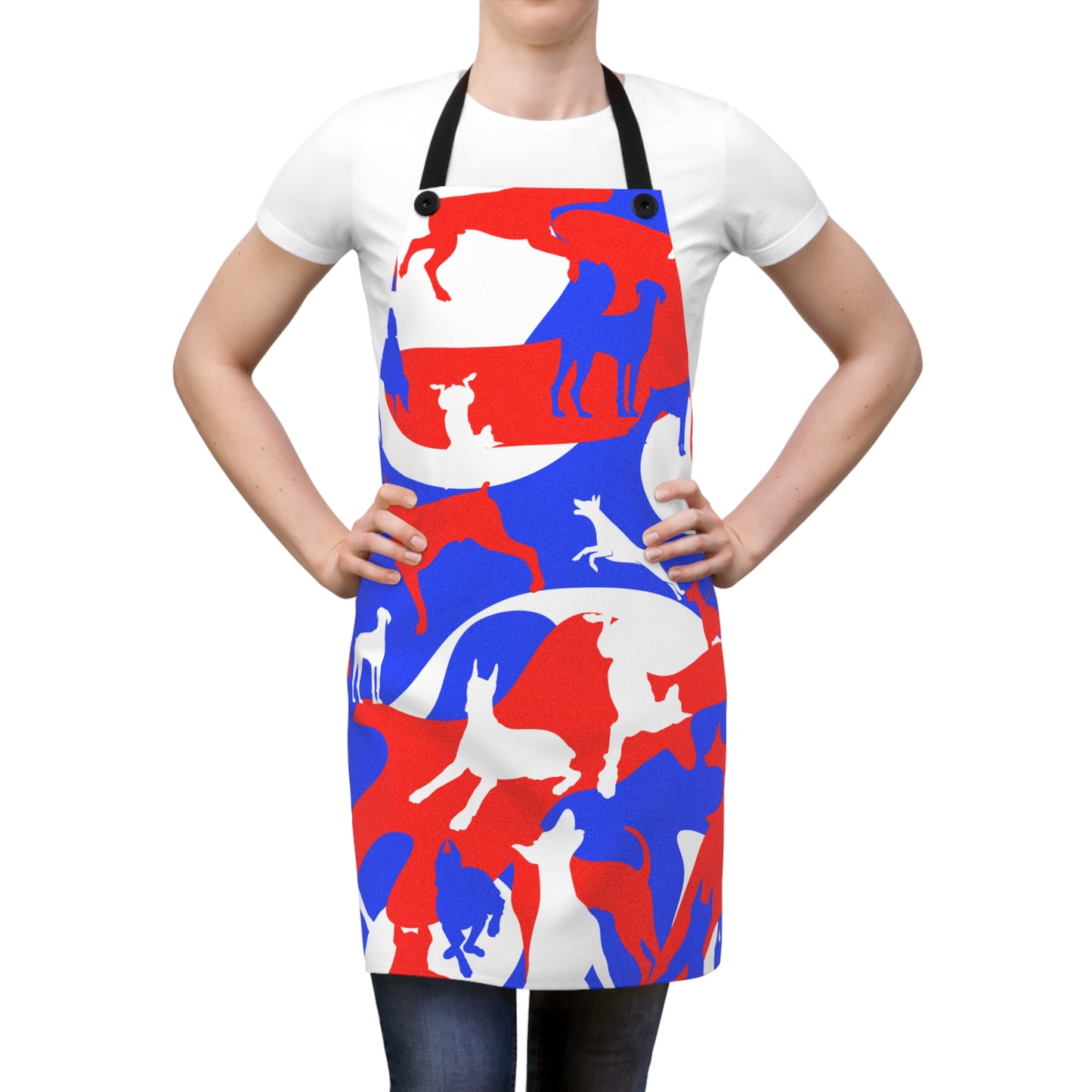 Doberman Camo Pattern 7 Apron (AOP)