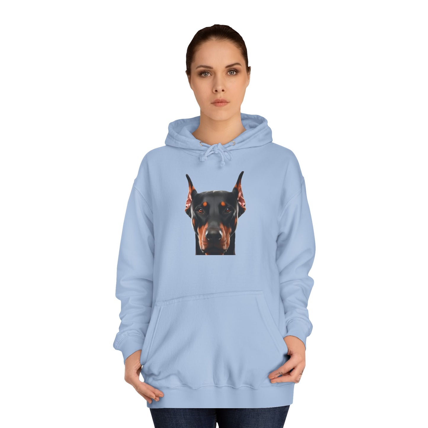 Doberman 1 Unisex College Hoodie