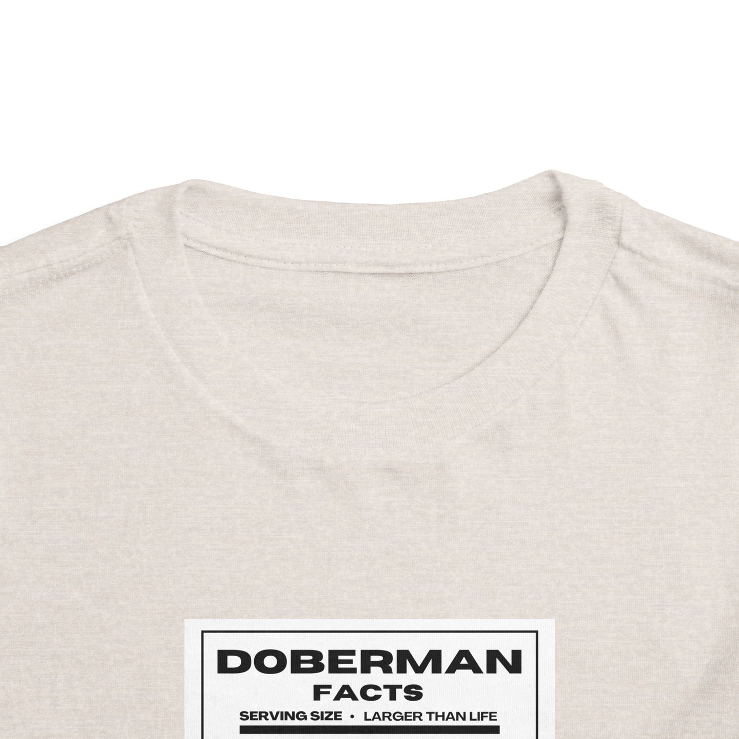Doberman Facts 1 Toddler Short Sleeve Tee
