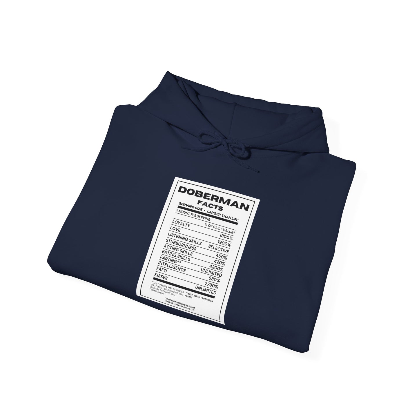 Doberman Facts 1 Unisex Heavy Blend™ Hooded Sweatshirt