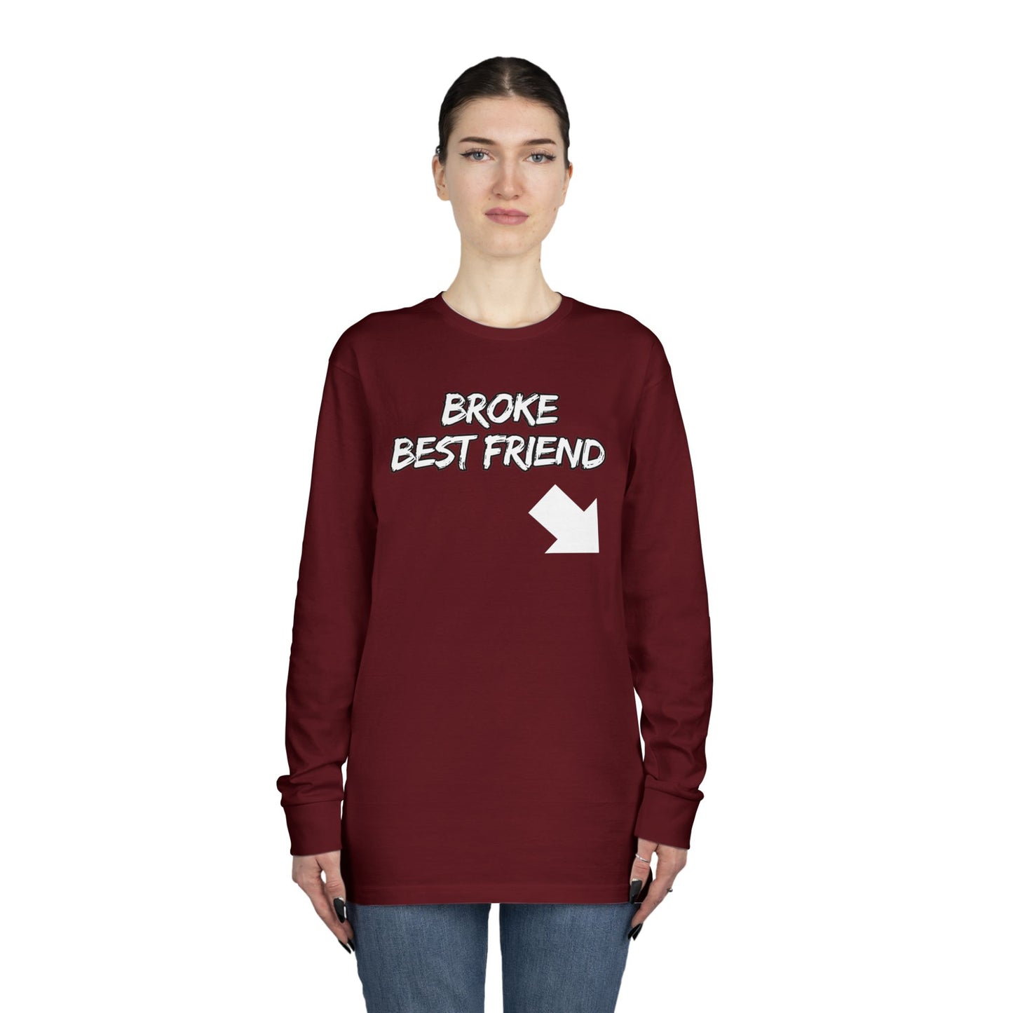 Bestfriend 1| Long Sleeve Crewneck Tee