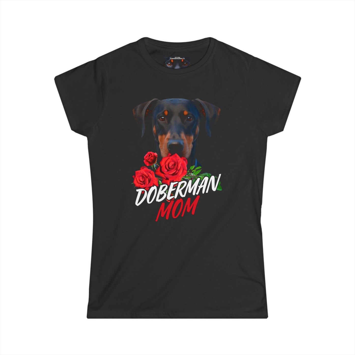 Dobie Mom 1 Women's Softstyle Tee